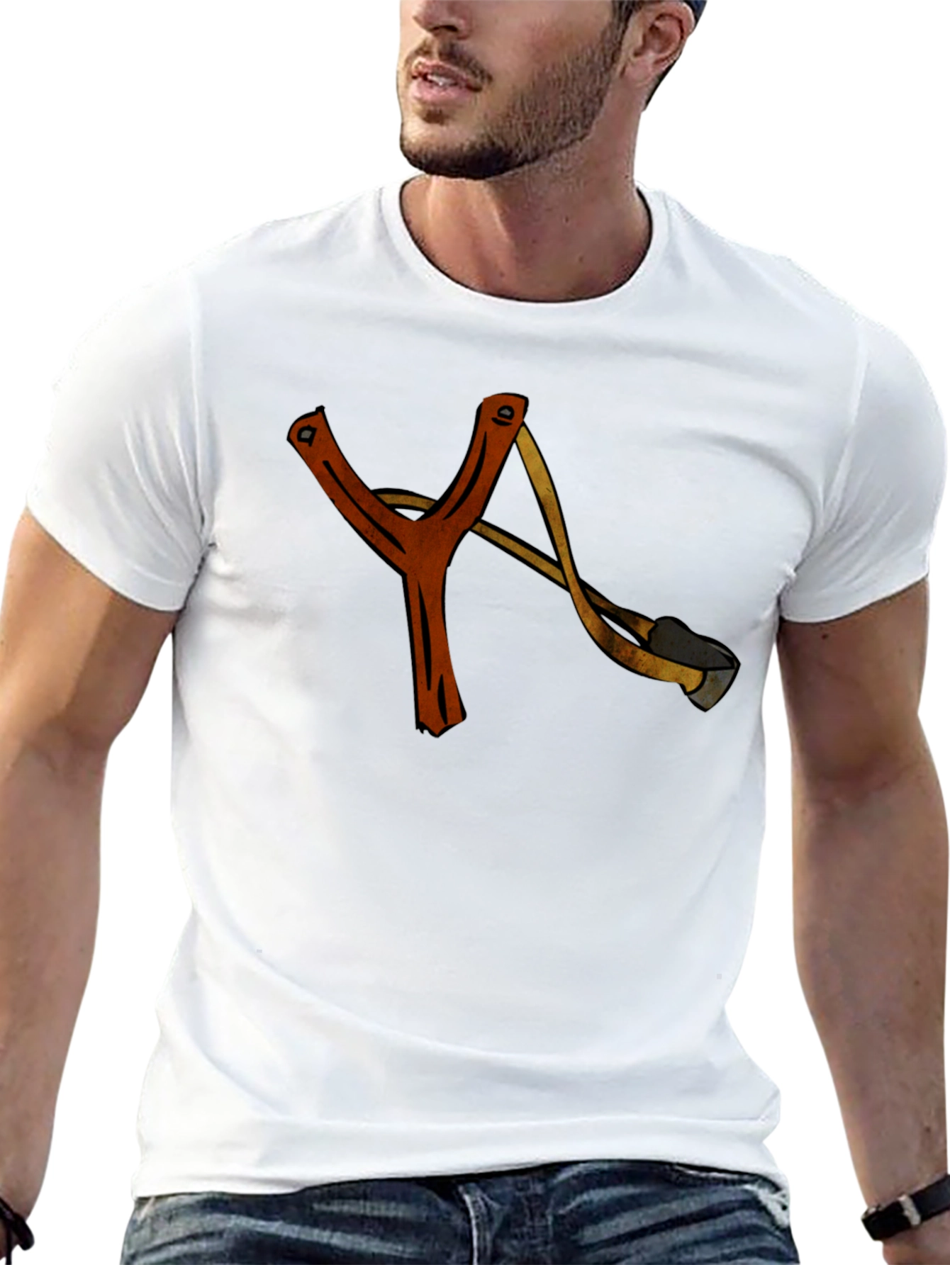 Slingshot T-Shirt: Retro Style Casual Tee