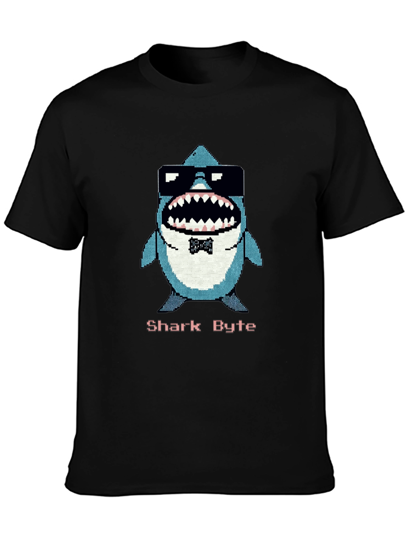 Pixelated Shark Byte T-Shirt