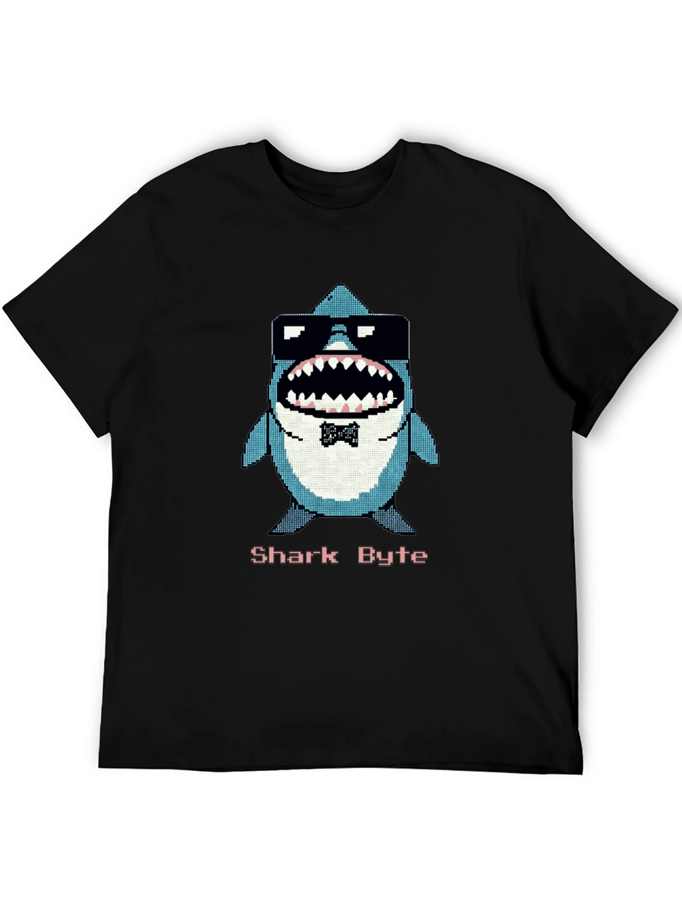 Pixelated Shark Byte T-Shirt