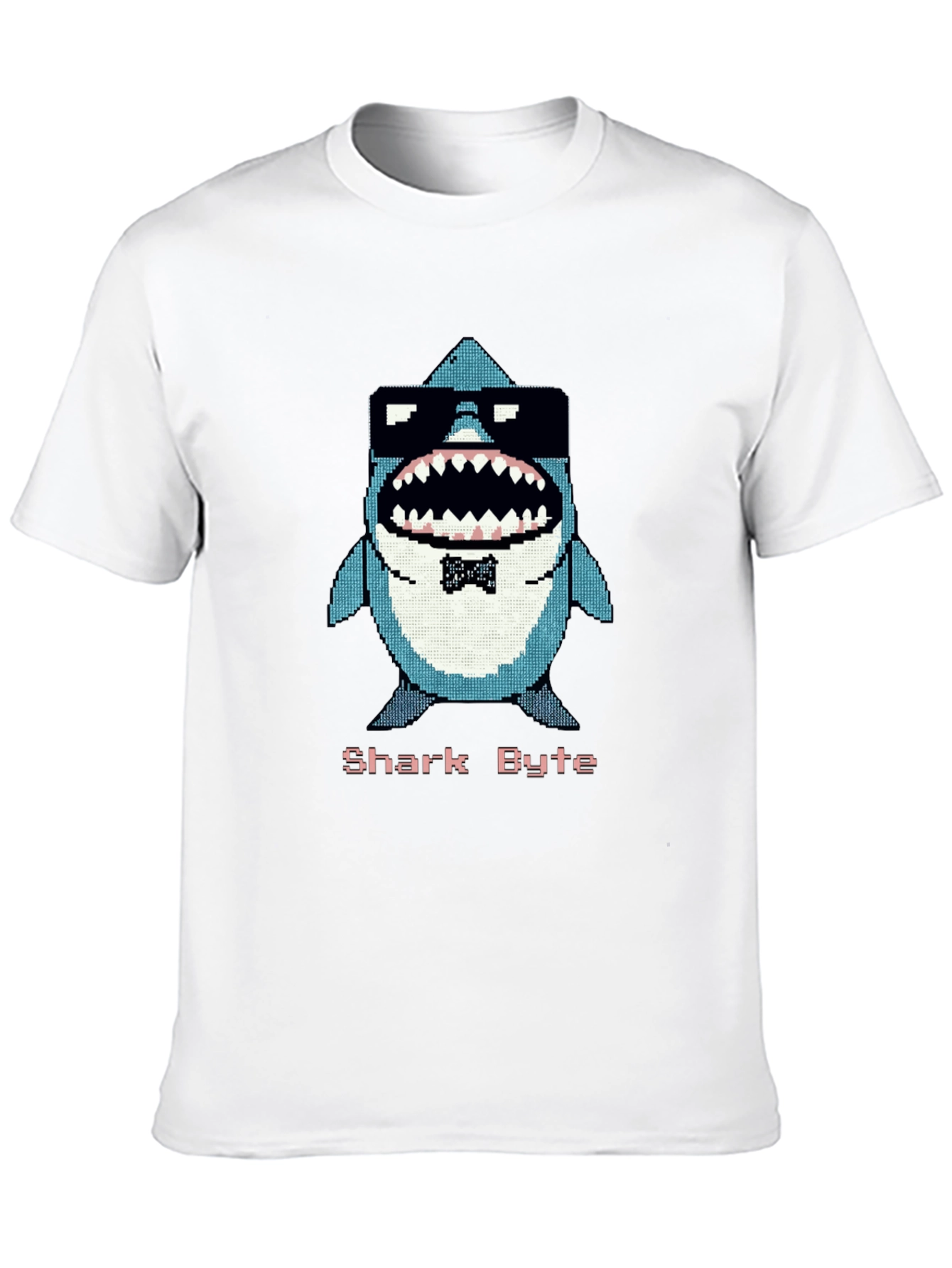 Pixelated Shark Byte T-Shirt