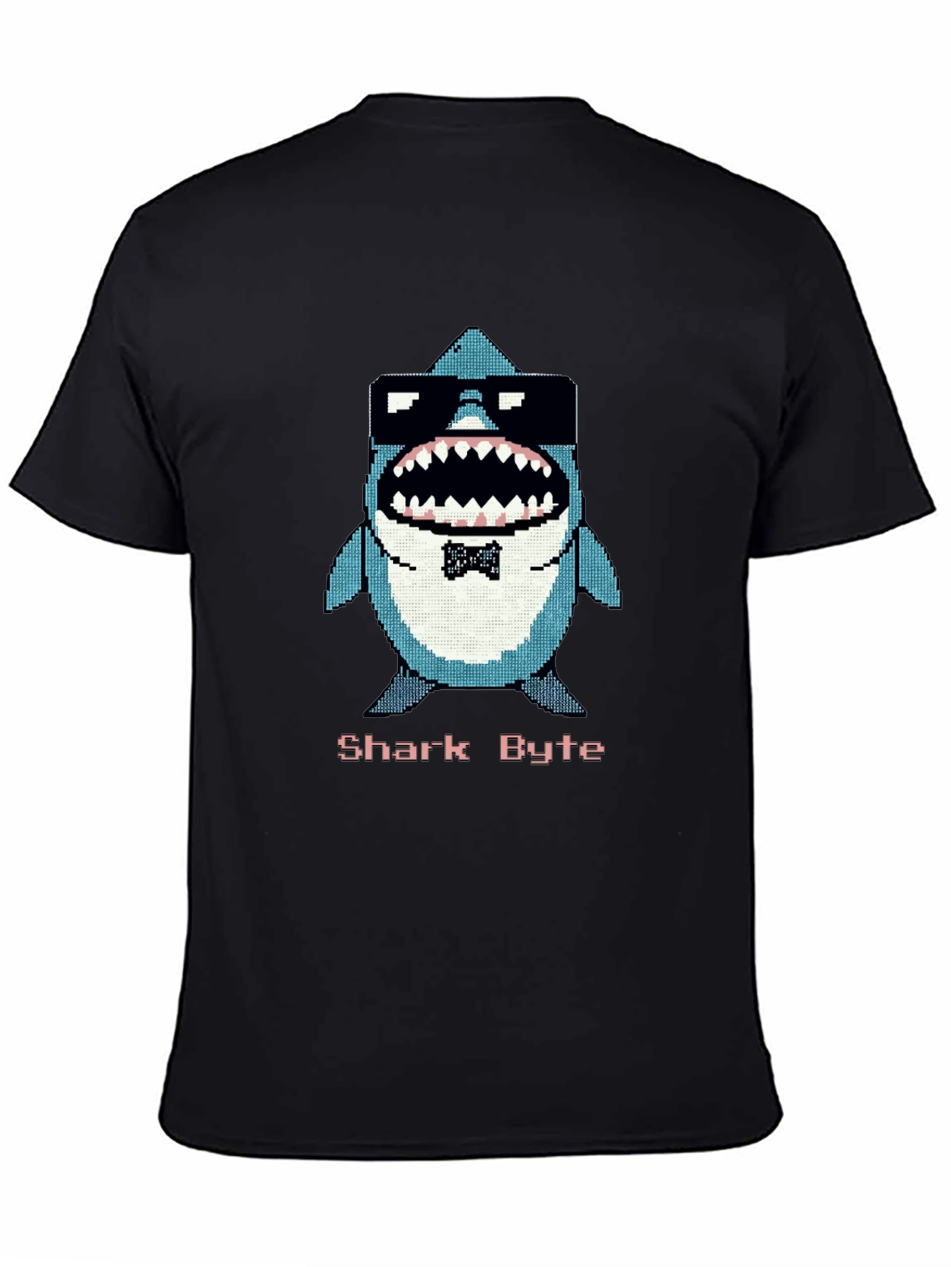Pixelated Shark Byte T-Shirt