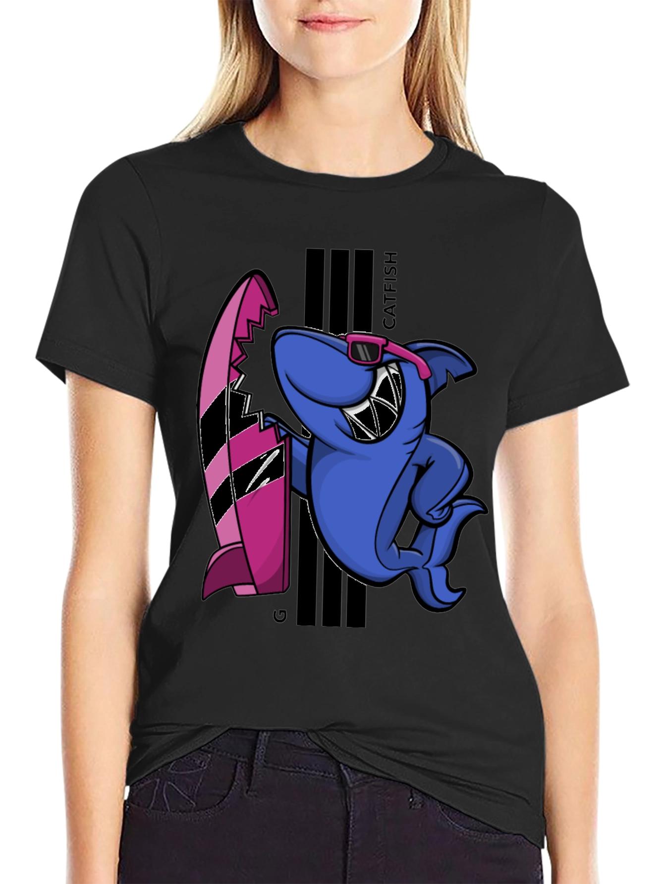 Cool Catfish Surf T-Shirt