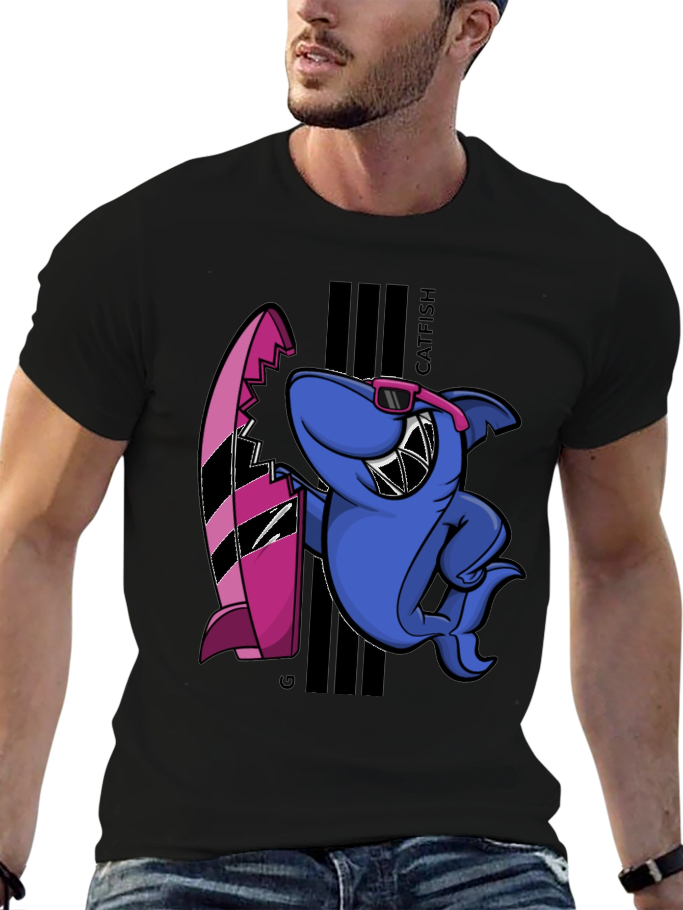 Cool Catfish Surf T-Shirt