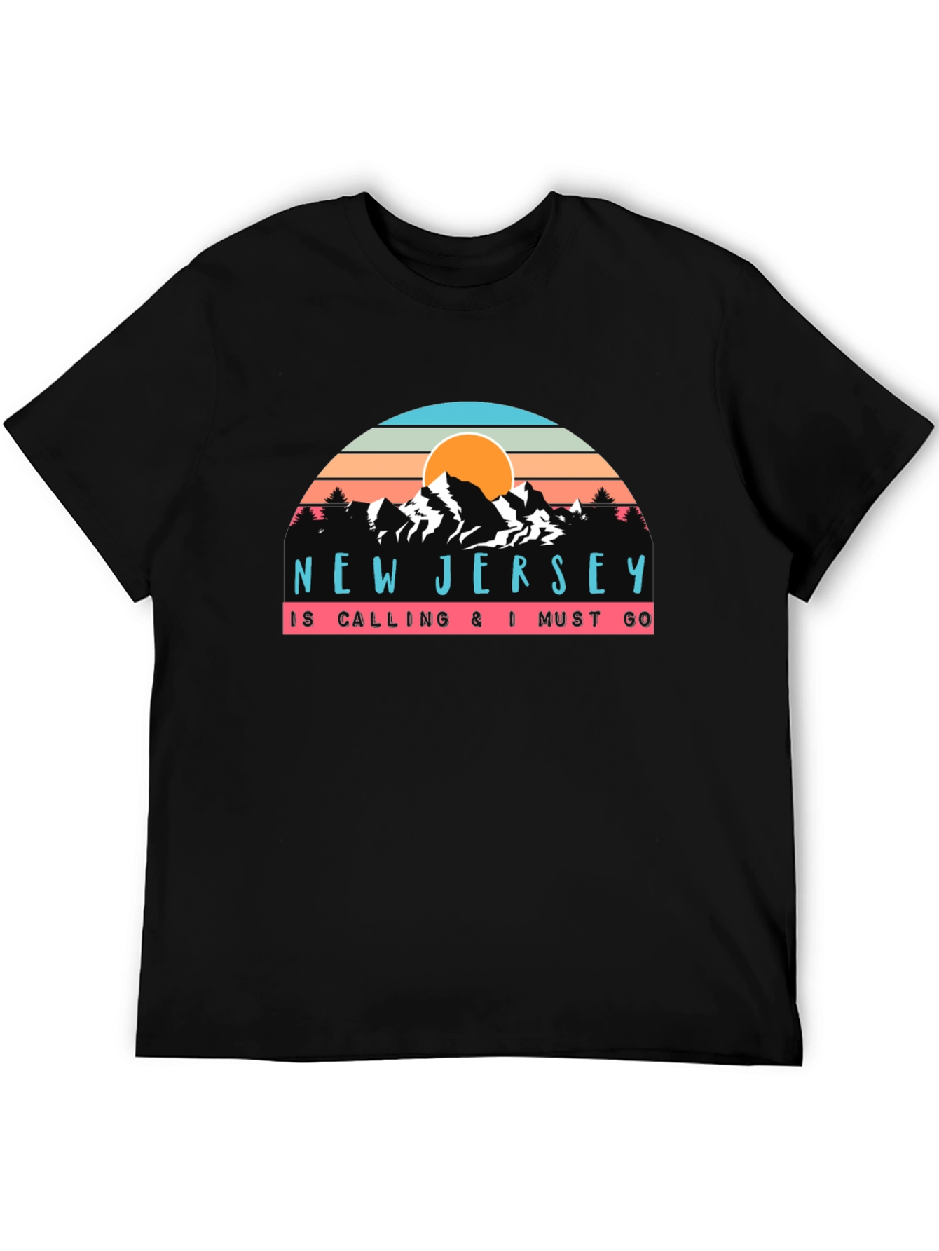 New Jersey Calling Graphic T-Shirt