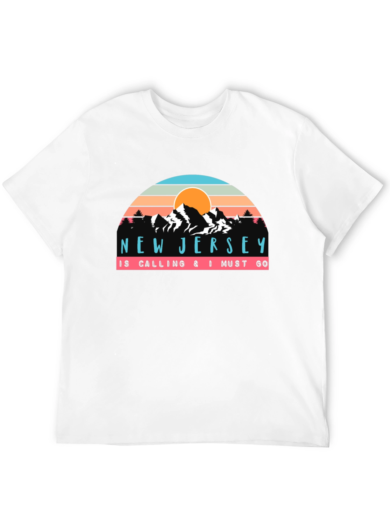 New Jersey Calling Graphic T-Shirt