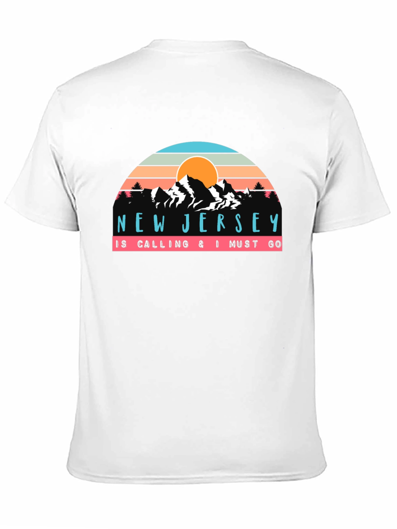 New Jersey Calling Graphic T-Shirt