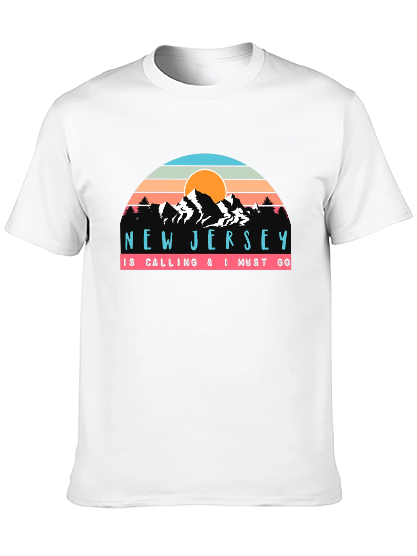 New Jersey Calling Graphic T-Shirt