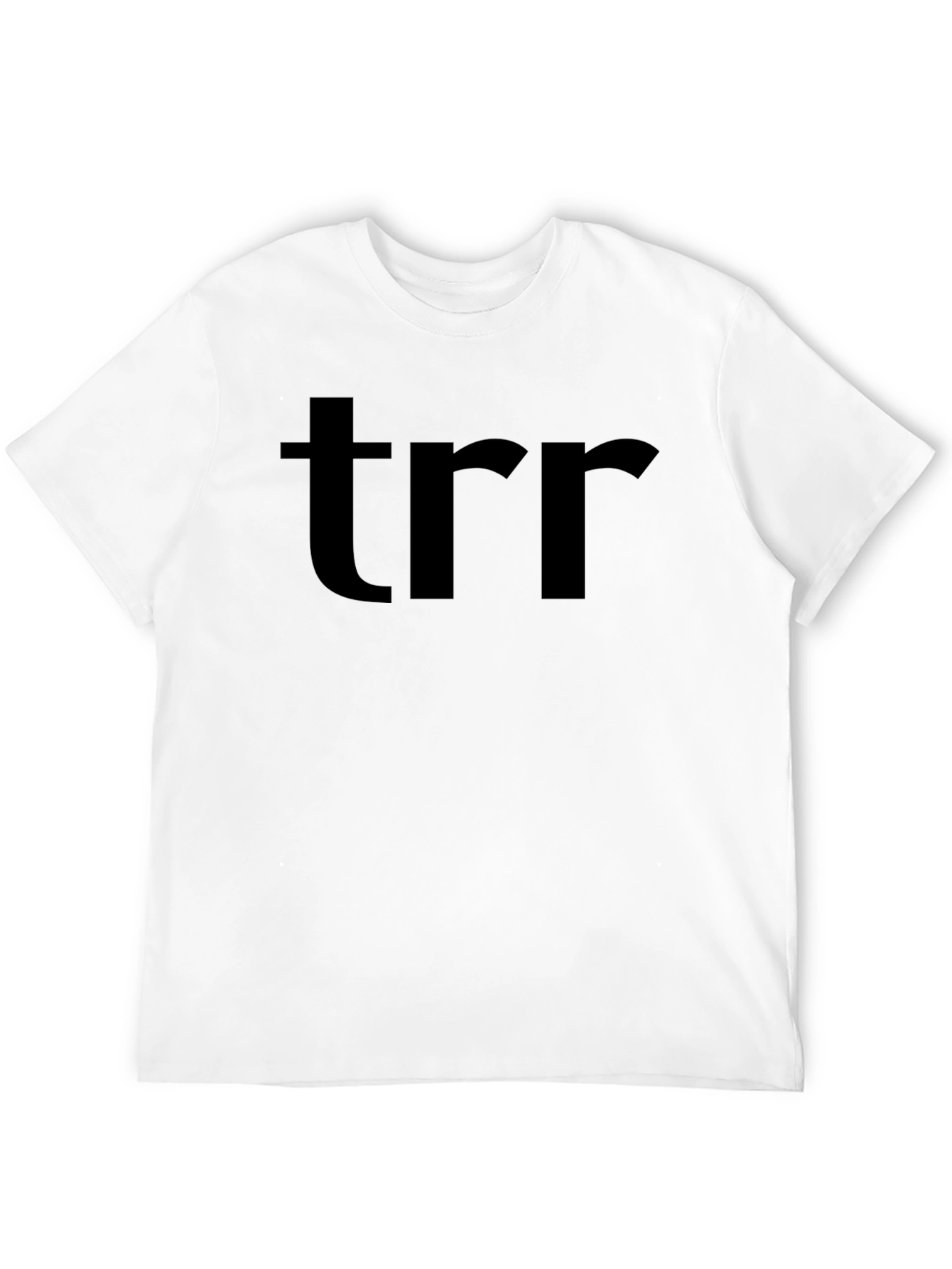 TRRR Graphic T-Shirt - Classic Fit Black Tee