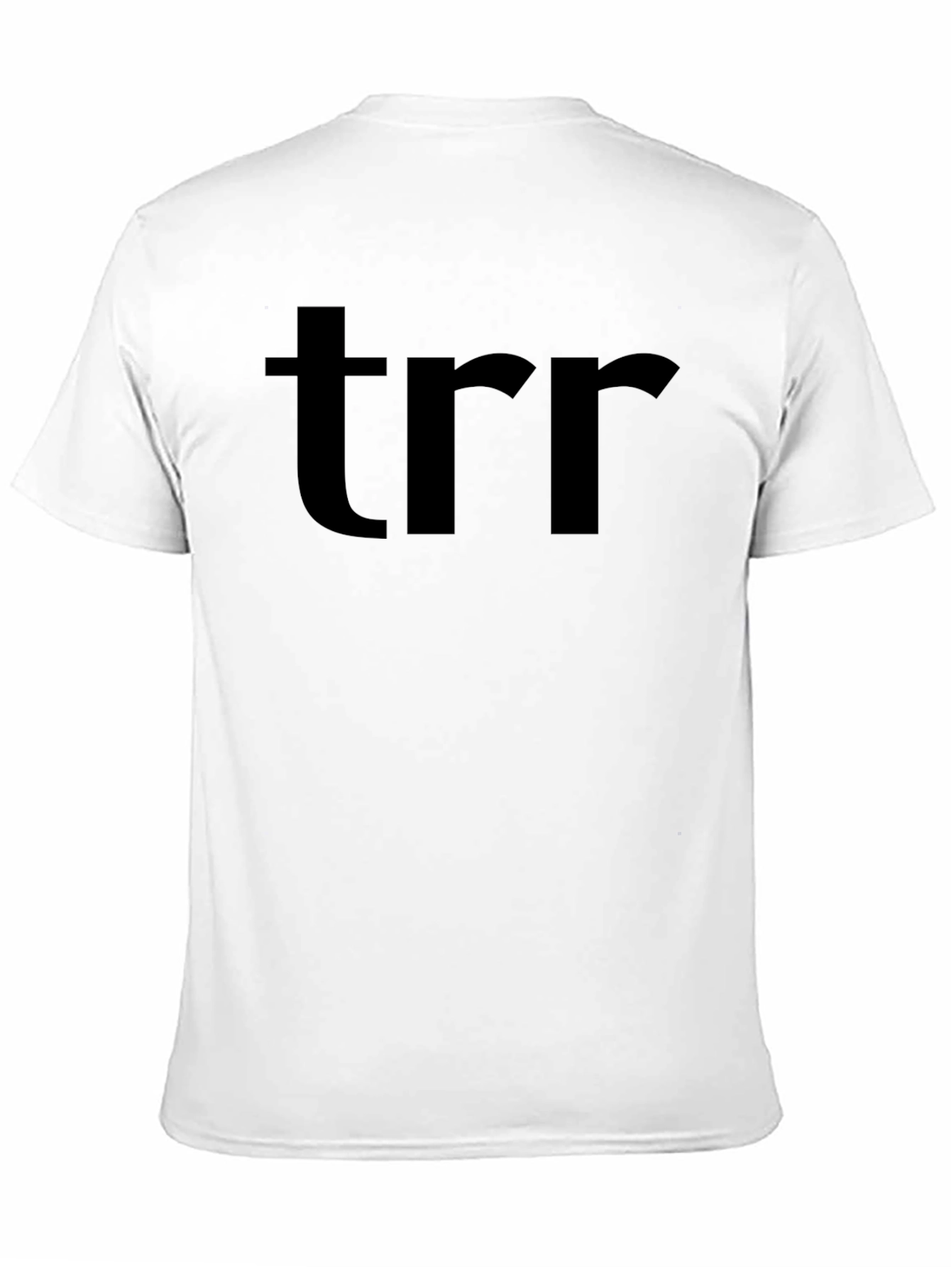 TRRR Graphic T-Shirt - Classic Fit Black Tee