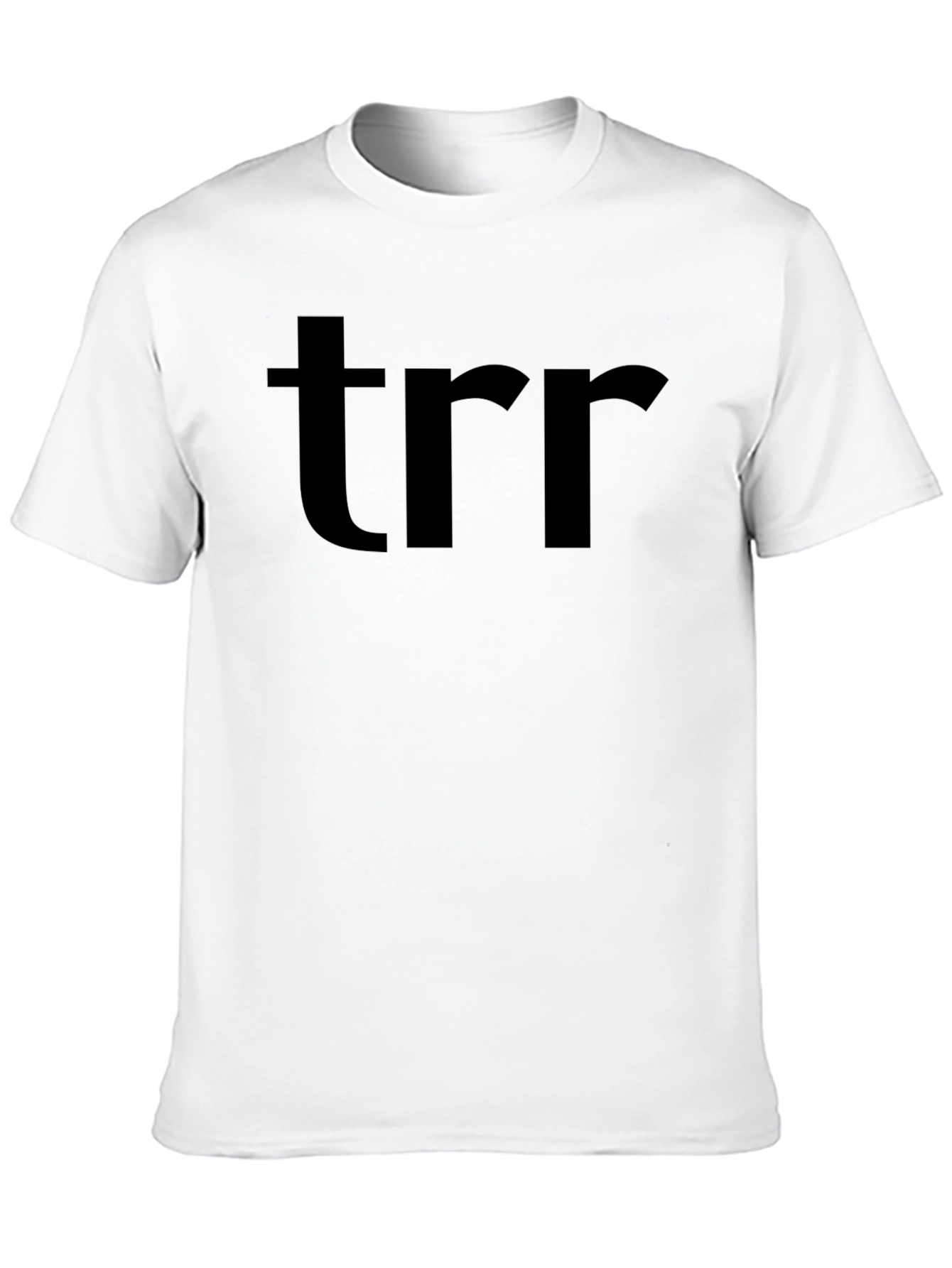 TRRR Graphic T-Shirt - Classic Fit Black Tee