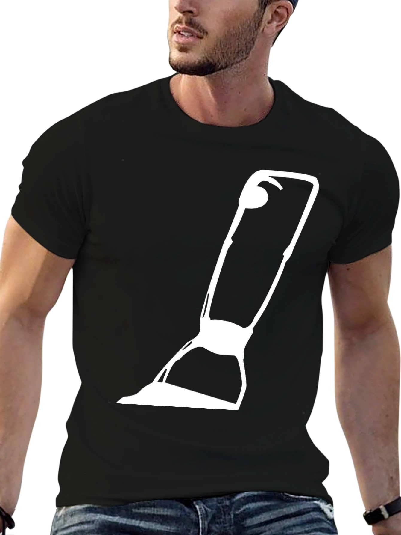 Modernist Squeegee Graphic Tee - Black