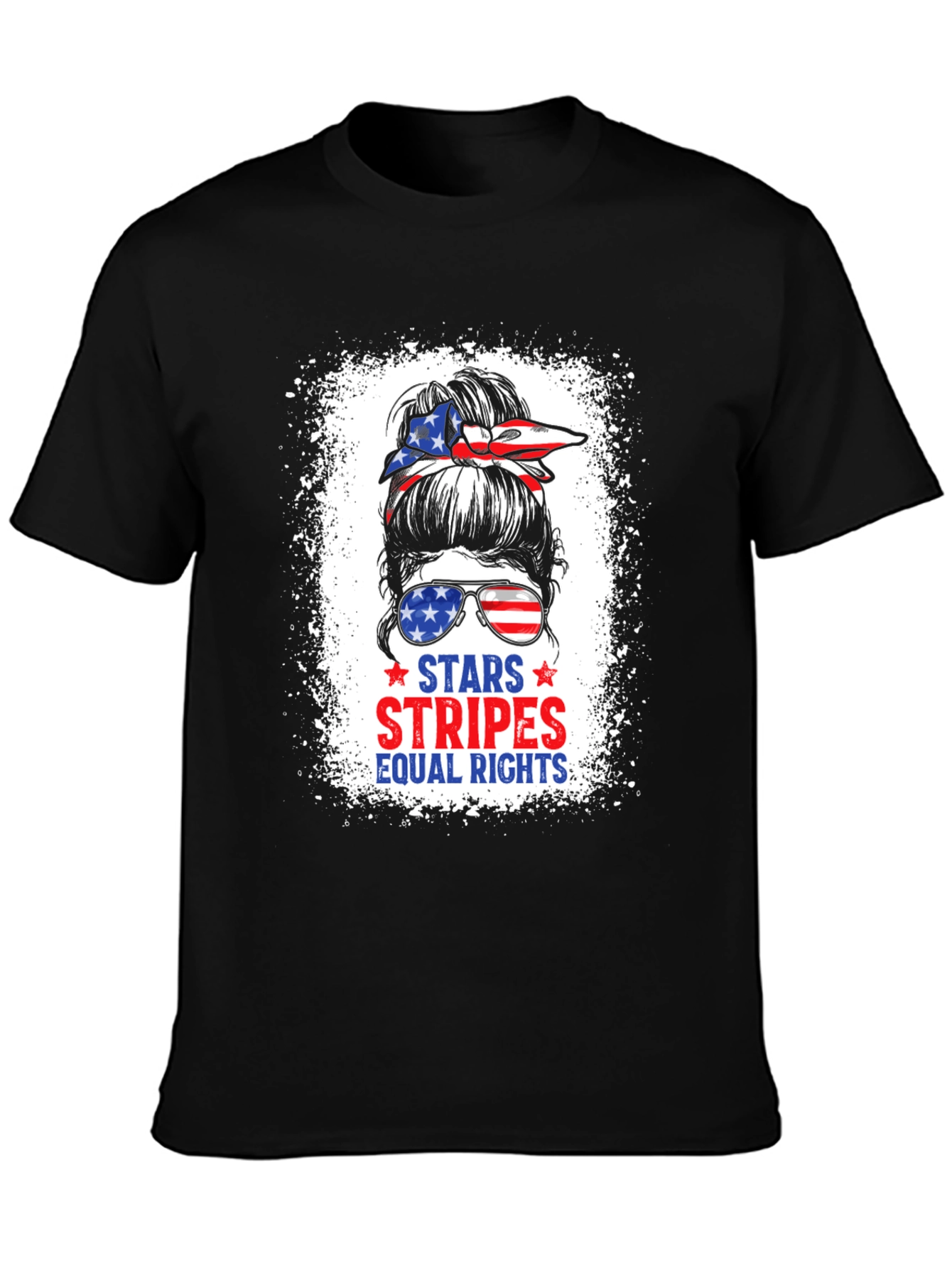 Stars Stripes Equal Rights Patriotic T-Shirt