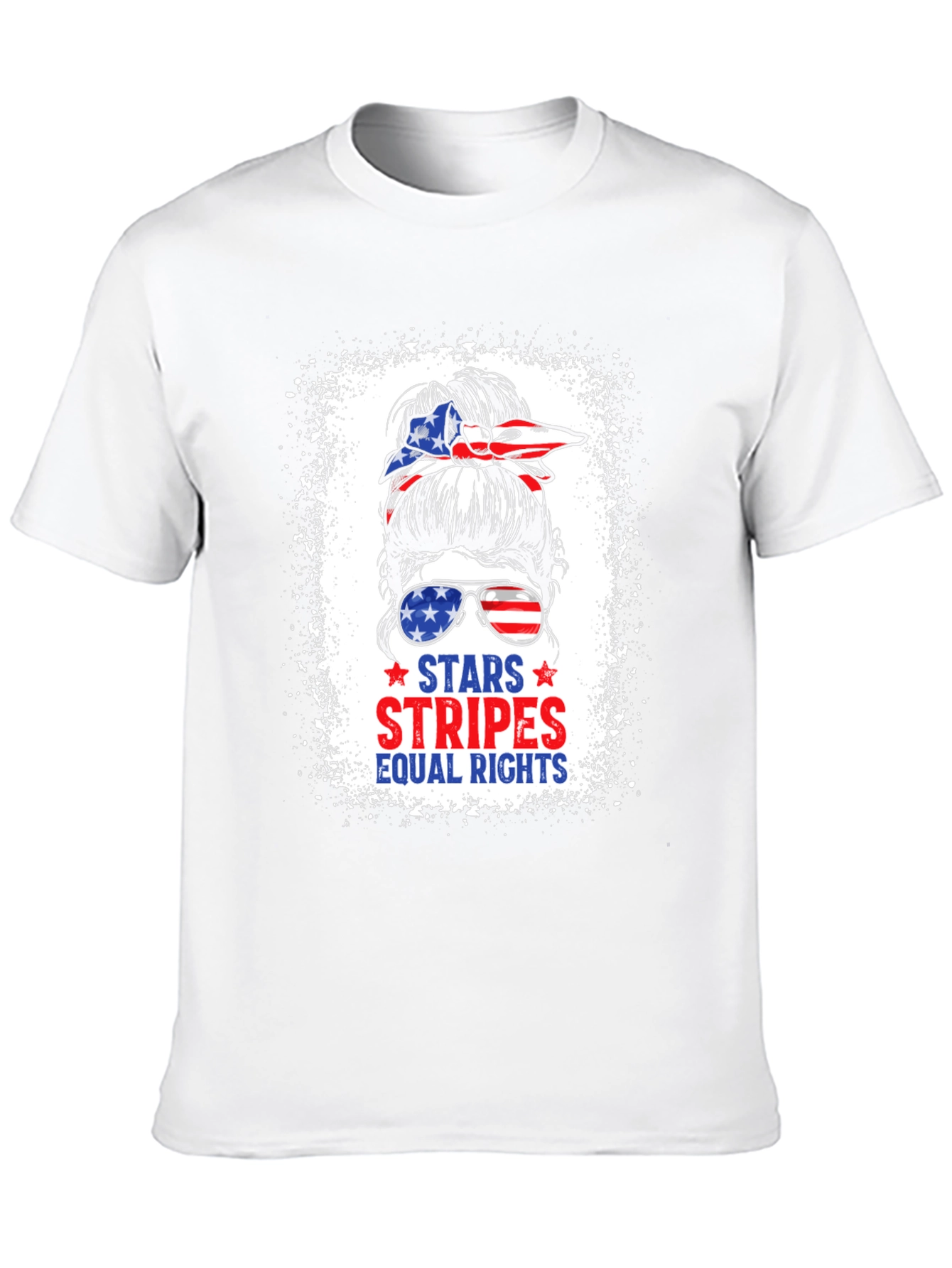 Stars Stripes Equal Rights Patriotic T-Shirt