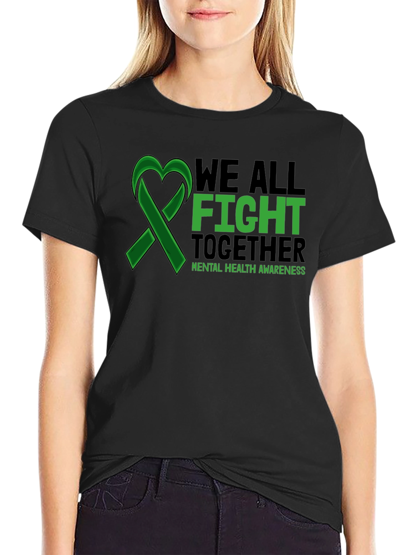 Mental Health Awareness T-Shirt: We All Fight Together