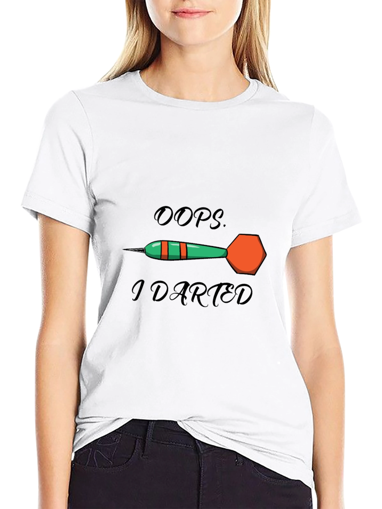 Oops I Darted T-Shirt - Funny Darts Tee
