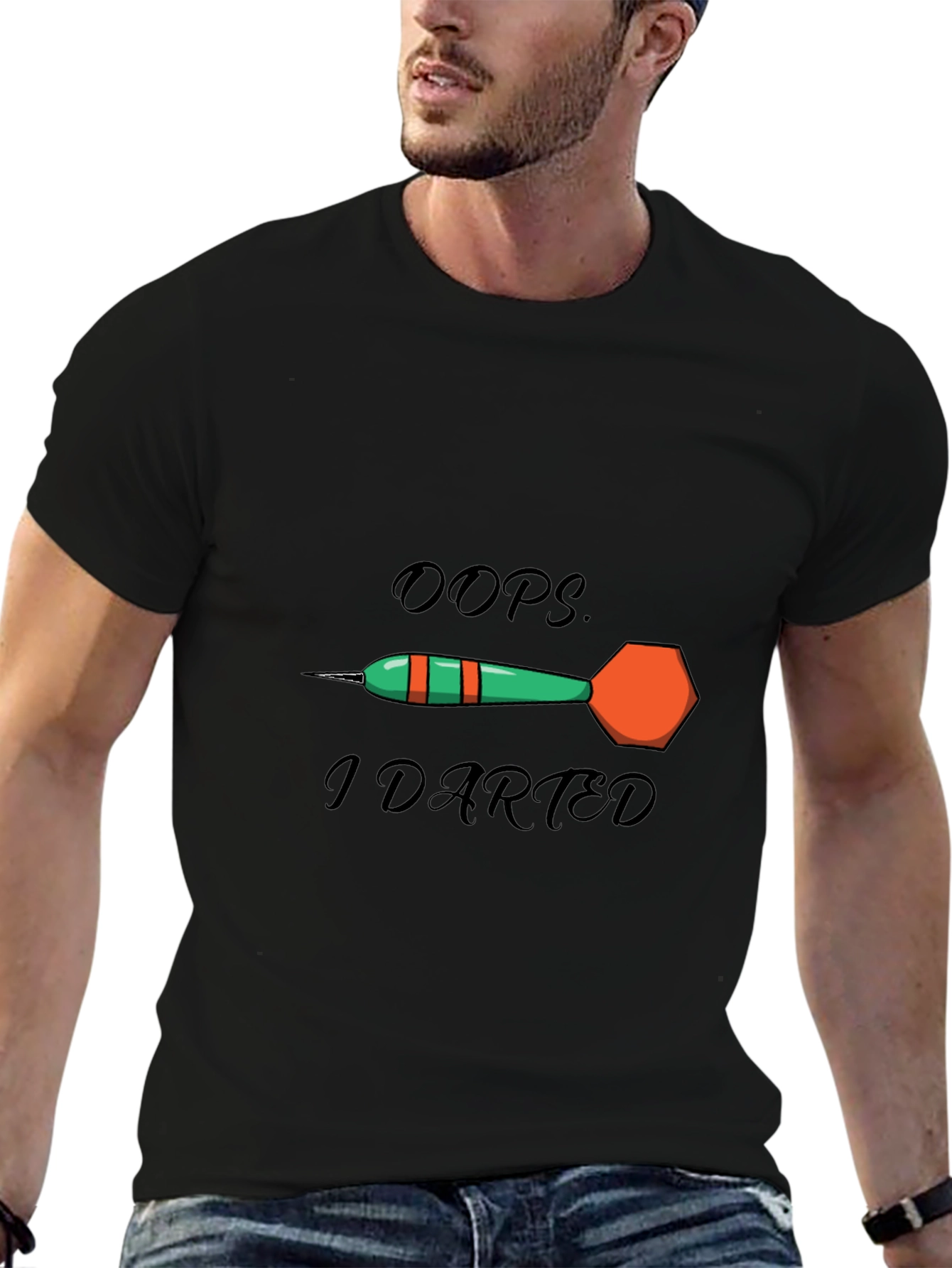 Oops I Darted T-Shirt - Funny Darts Tee