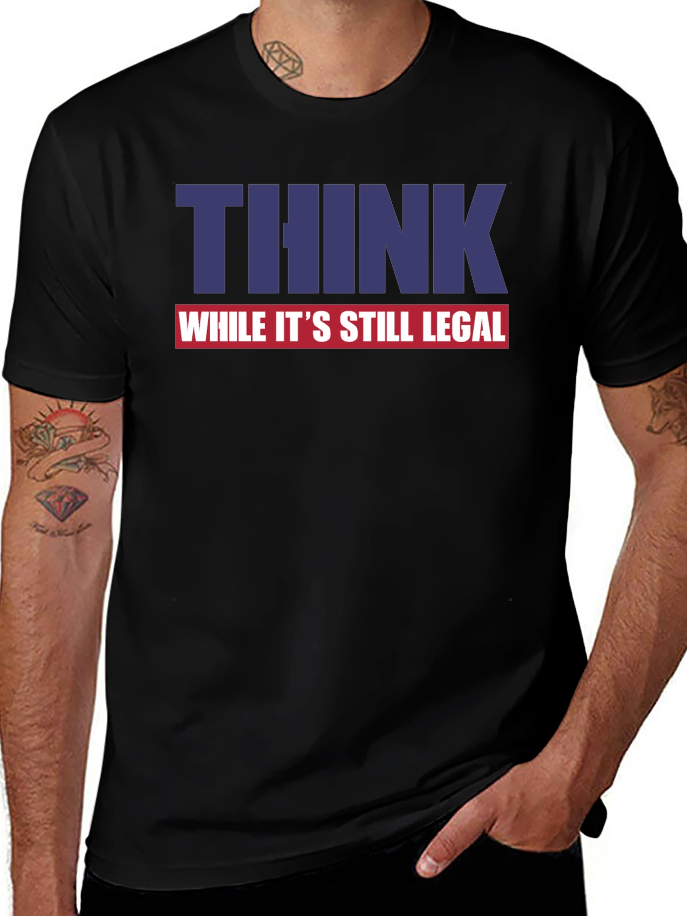 Think While Its Still Legal Graphic Tee