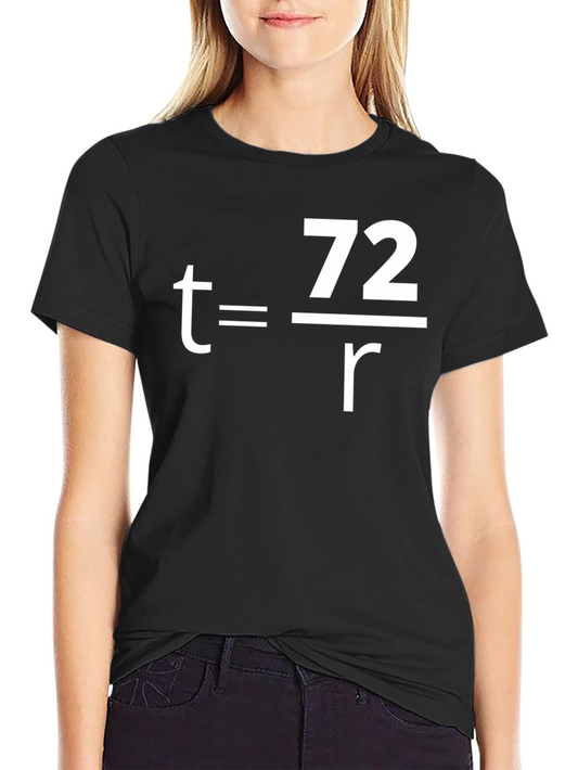 Rule of 72 T-Shirt - Finance & Investment Tee