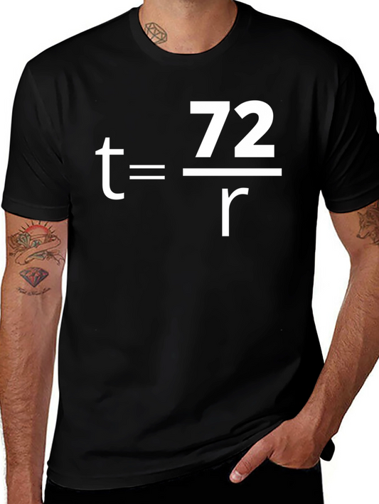Rule of 72 T-Shirt - Finance & Investment Tee
