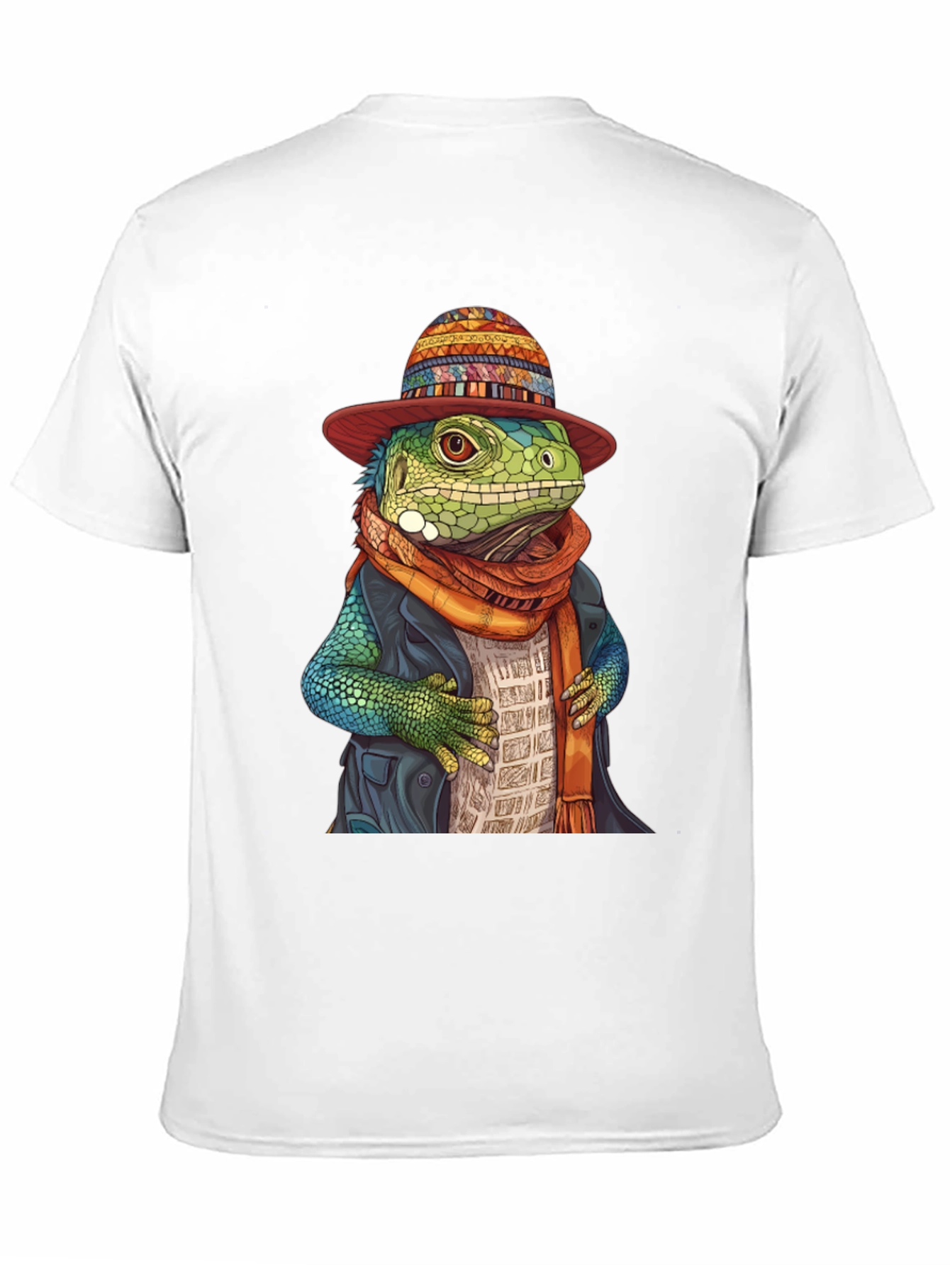 Lizard in Hat Graphic Tee - Unique Style