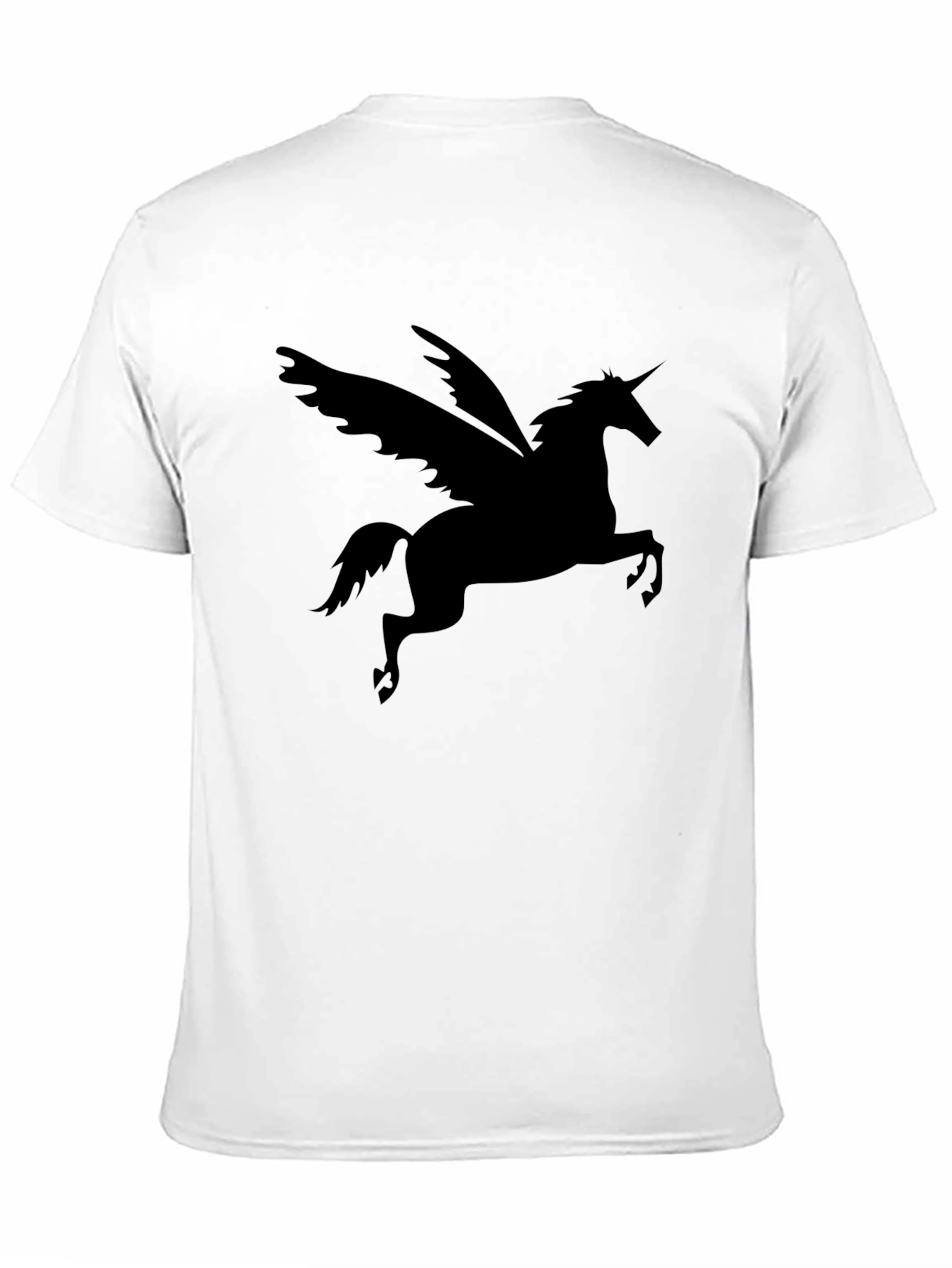 Black Unicorn Pegasus Graphic Tee