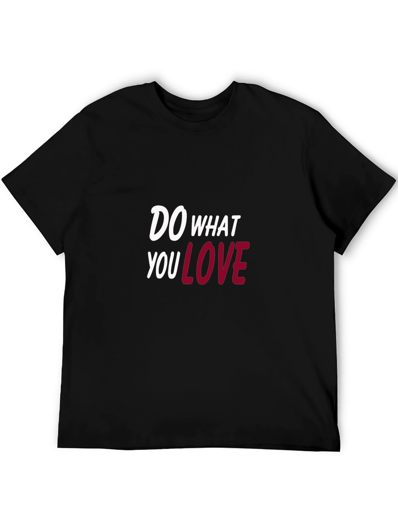 Do What You Love Graphic Tee - Black