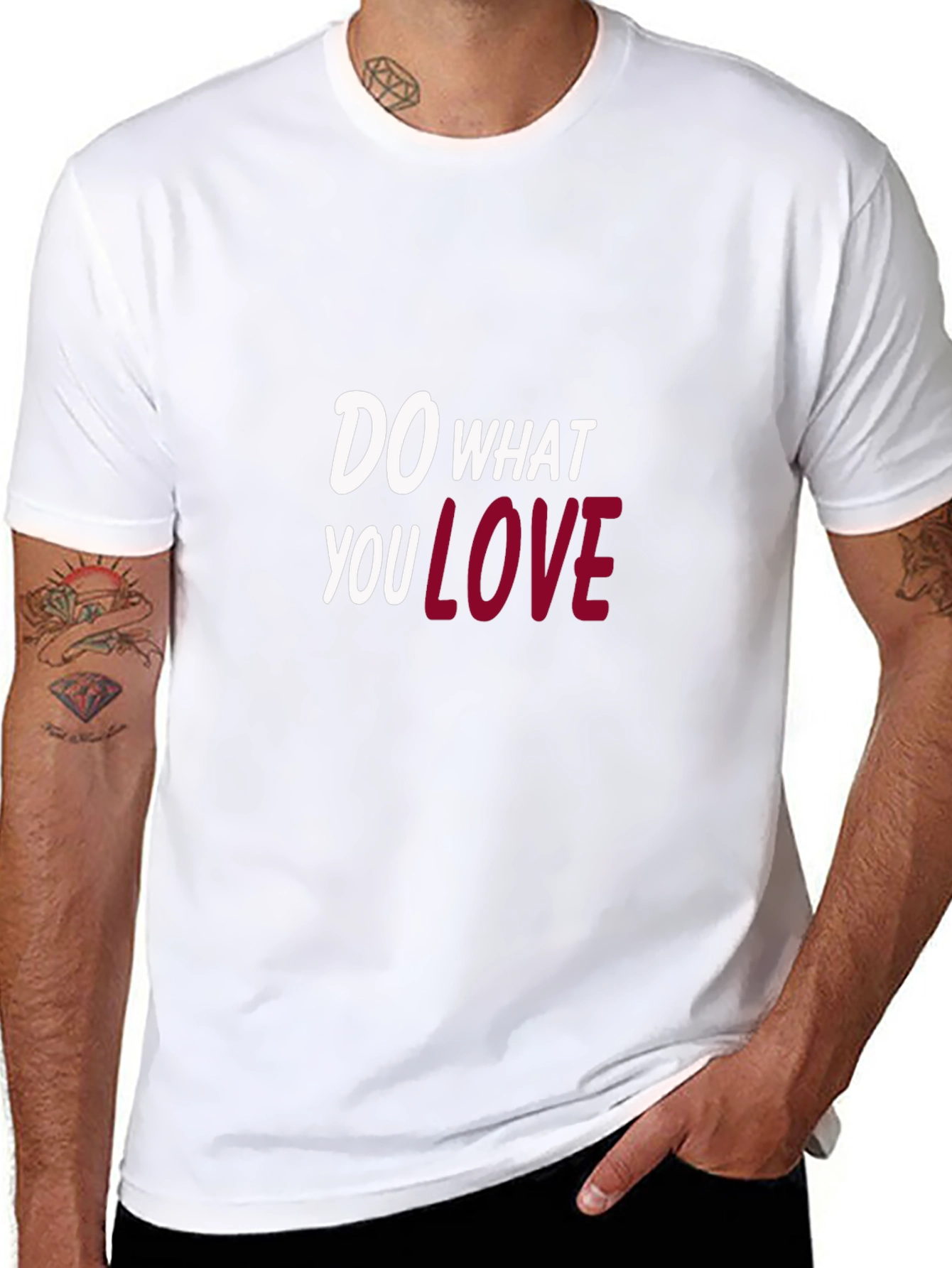 Do What You Love Graphic Tee - Black