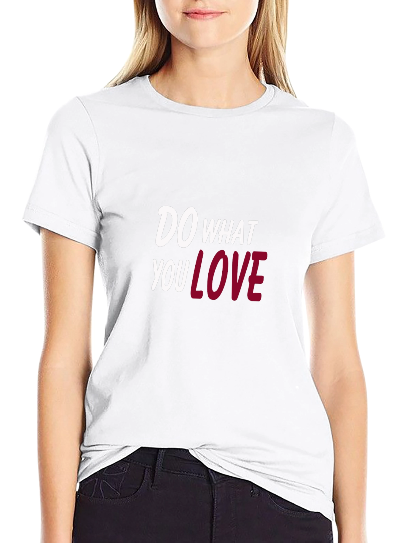 Do What You Love Graphic Tee - Black