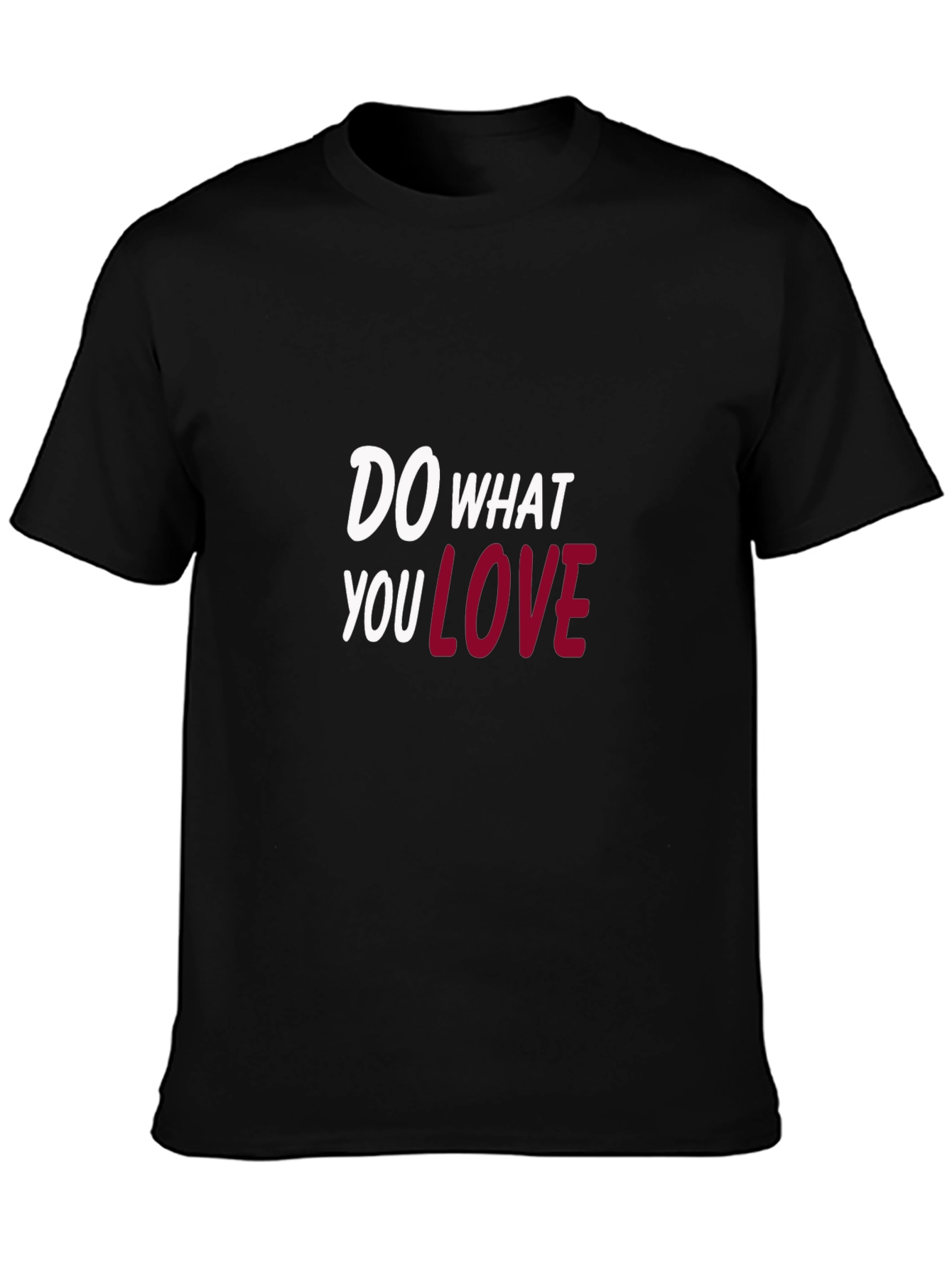 Do What You Love Graphic Tee - Black
