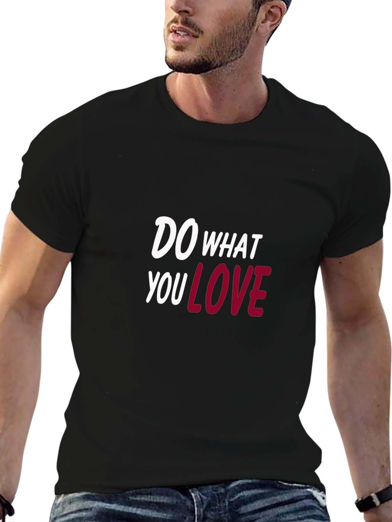 Do What You Love Graphic Tee - Black