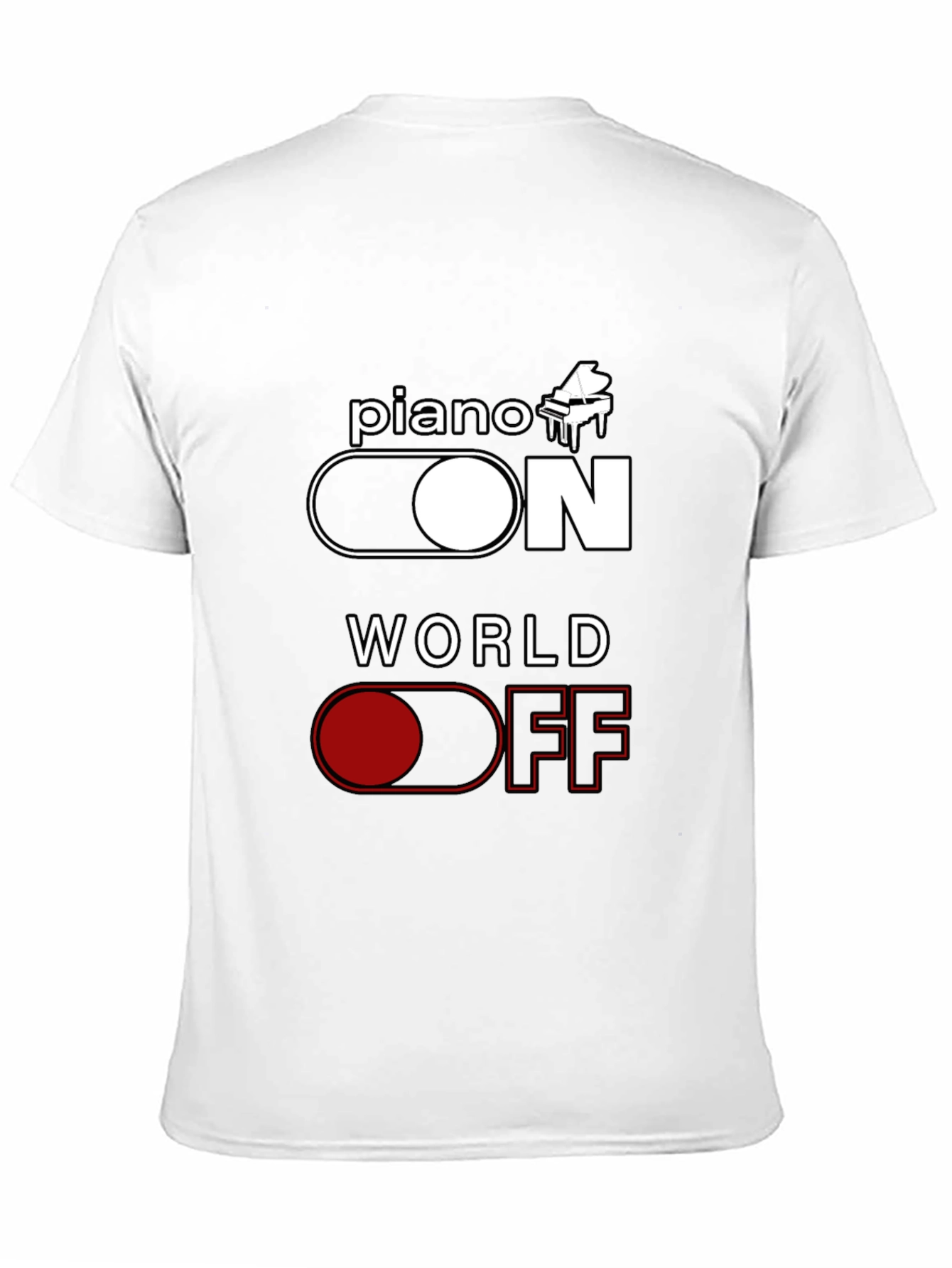 Piano ON World OFF Graphic Tee
