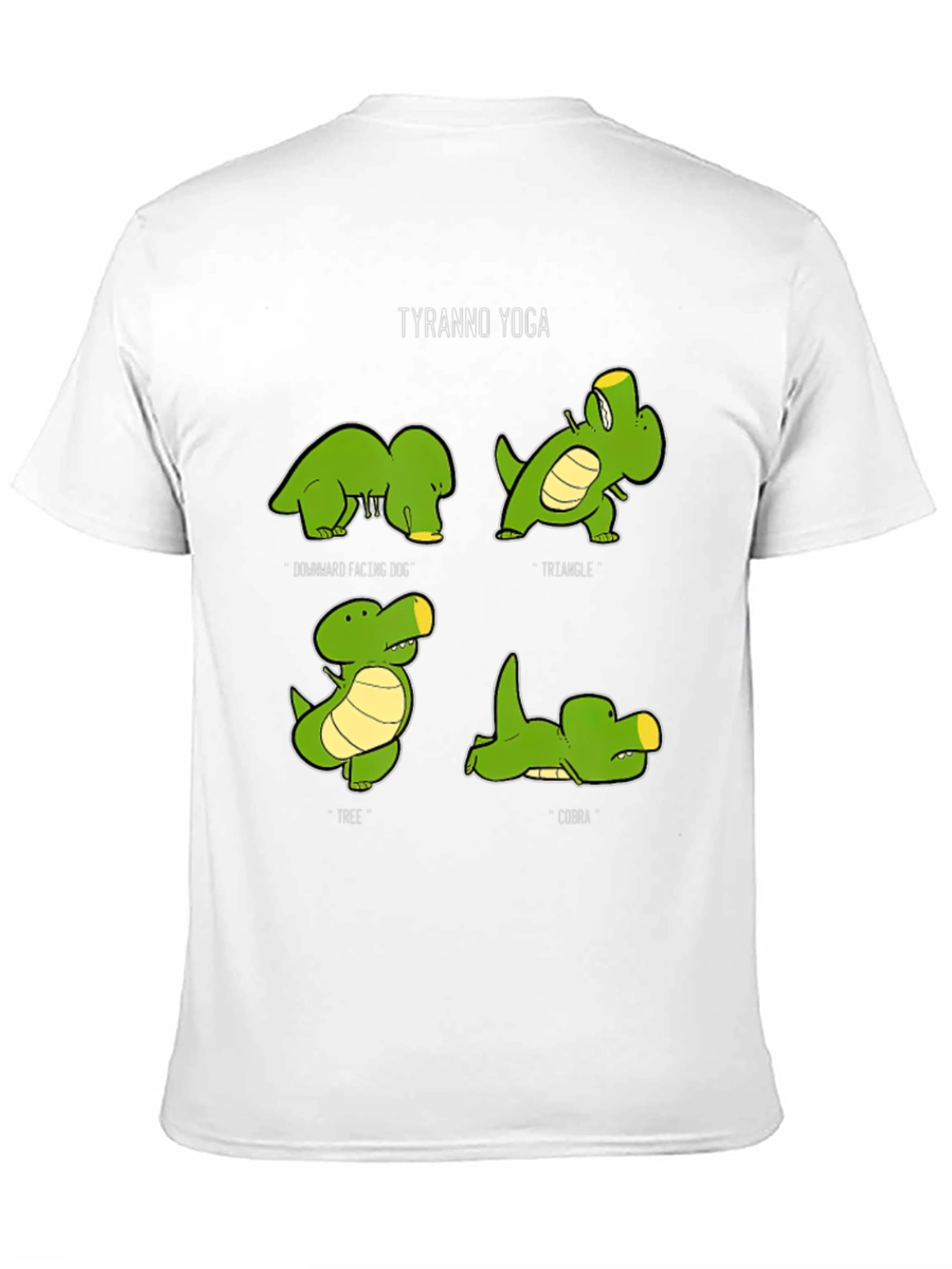 Tyranno Yoga T-Shirt: Dinosaur Poses