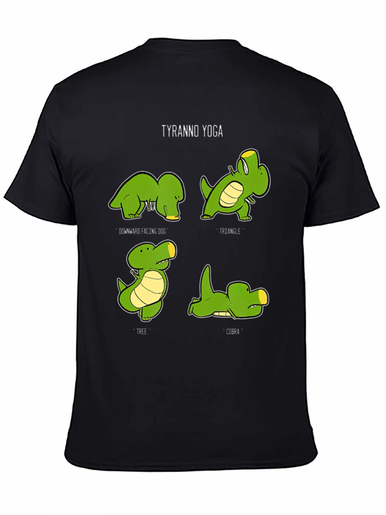 Tyranno Yoga T-Shirt: Dinosaur Poses