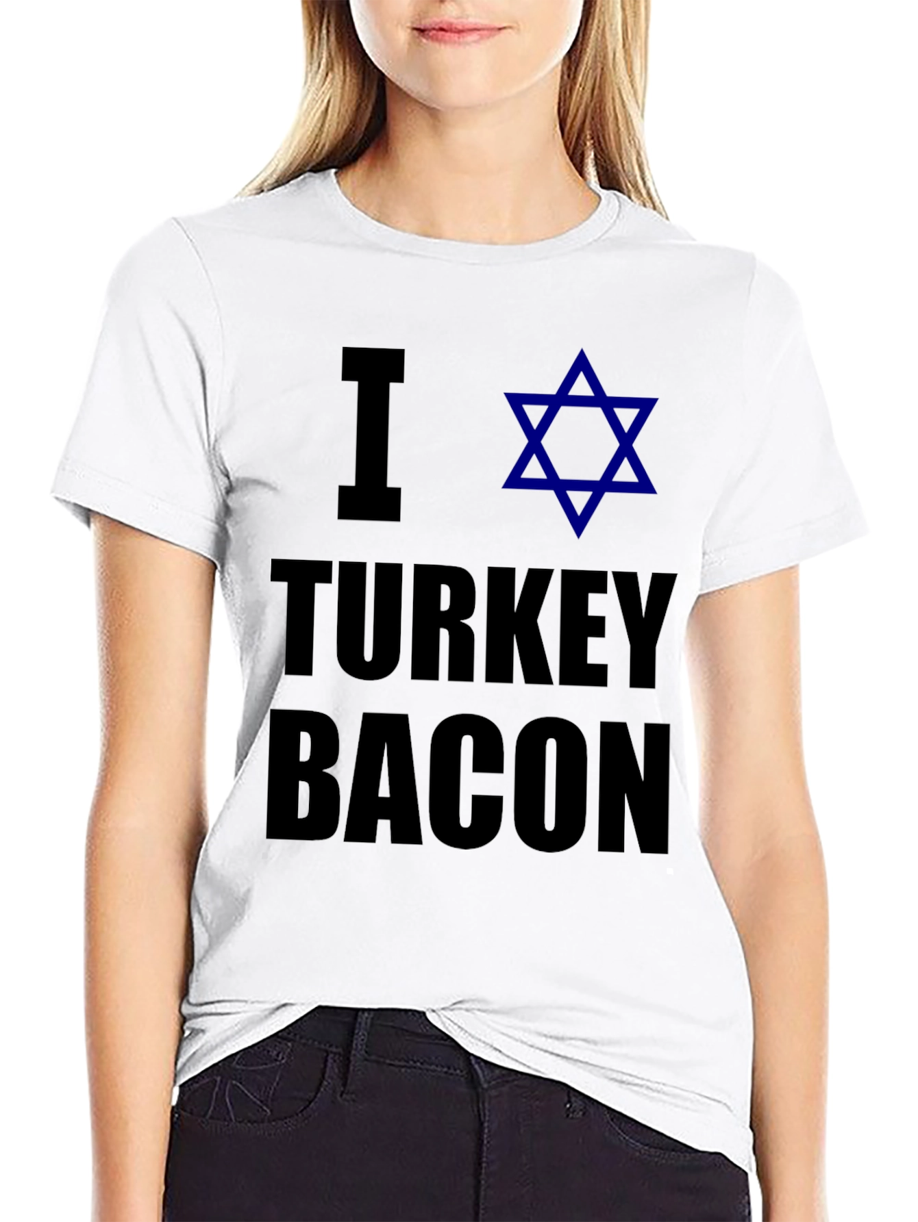 I Star of David Turkey Bacon T-Shirt