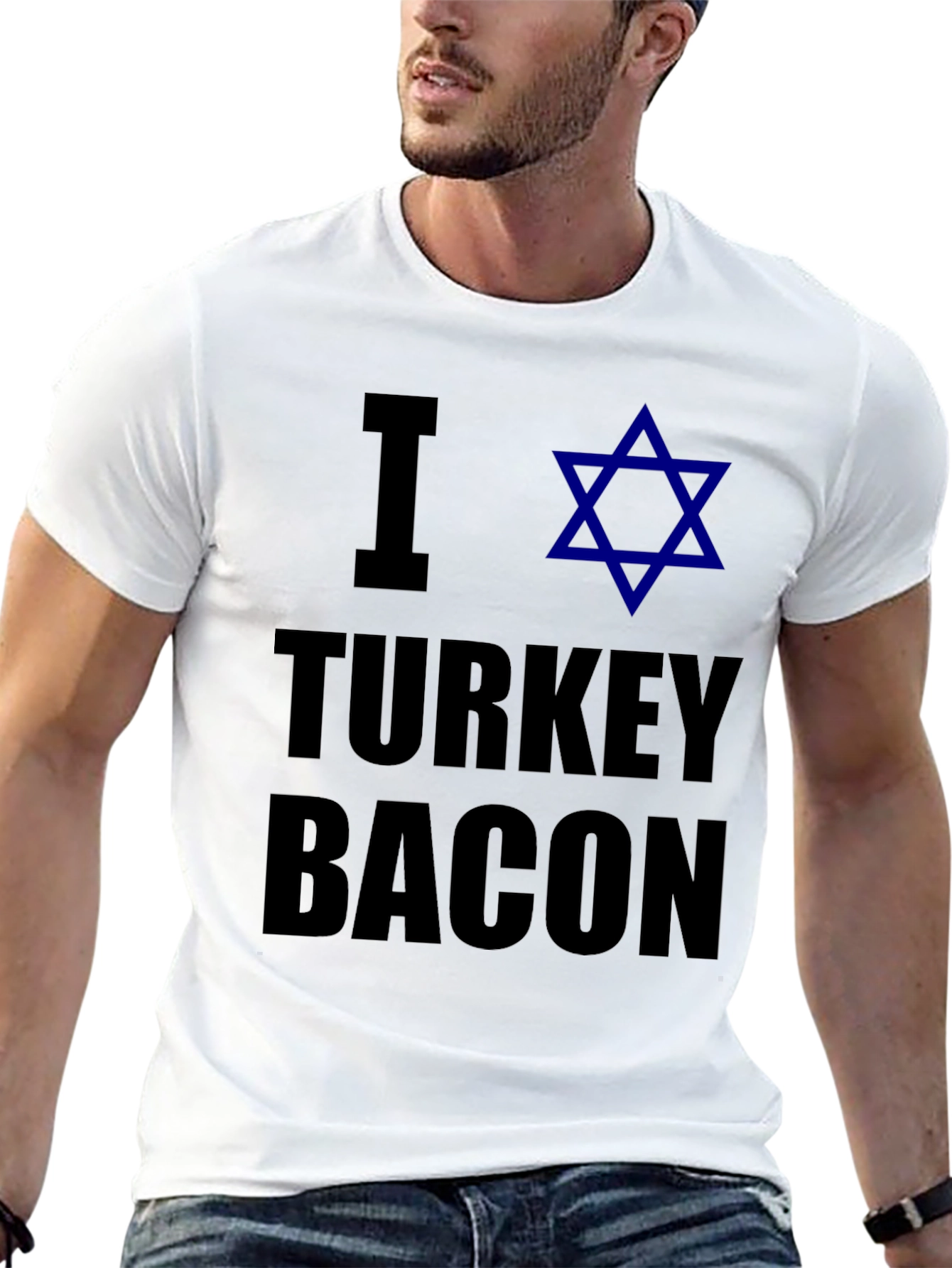 I Star of David Turkey Bacon T-Shirt