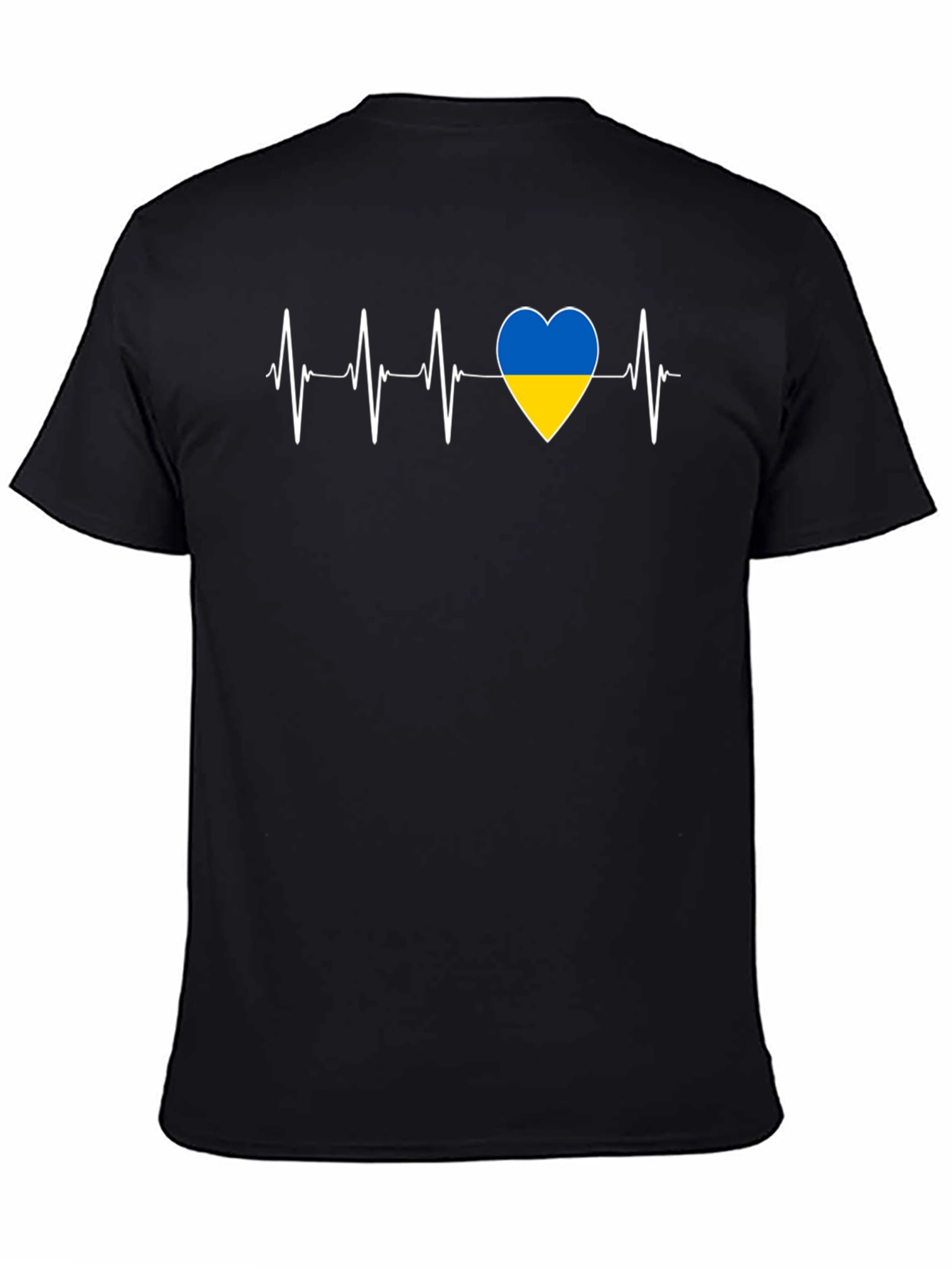 Ukraine Heartbeat T-Shirt - Show Your Support!
