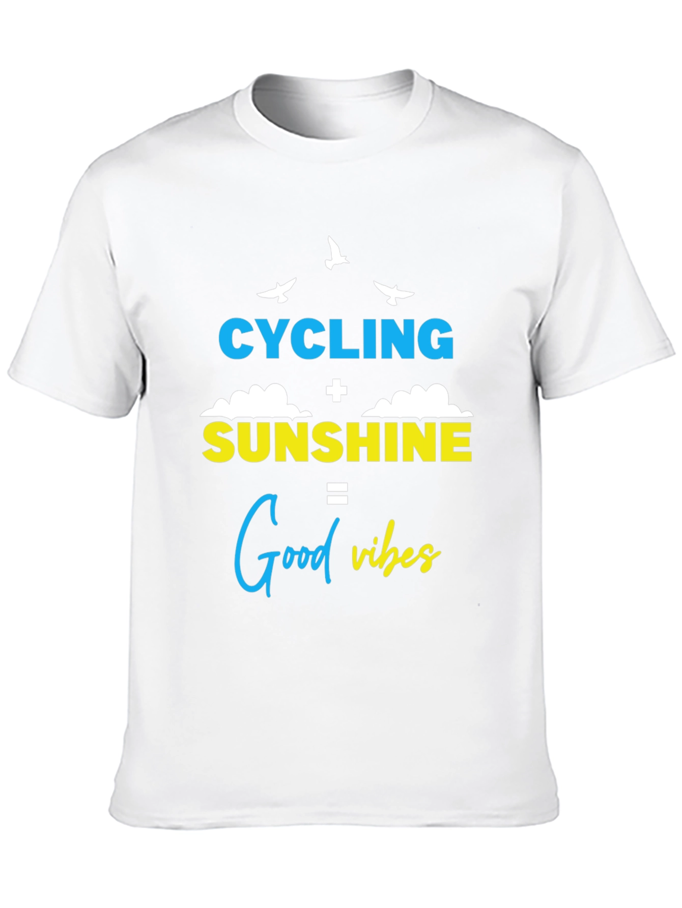 Cycling Sunshine Good Vibes Graphic Tee