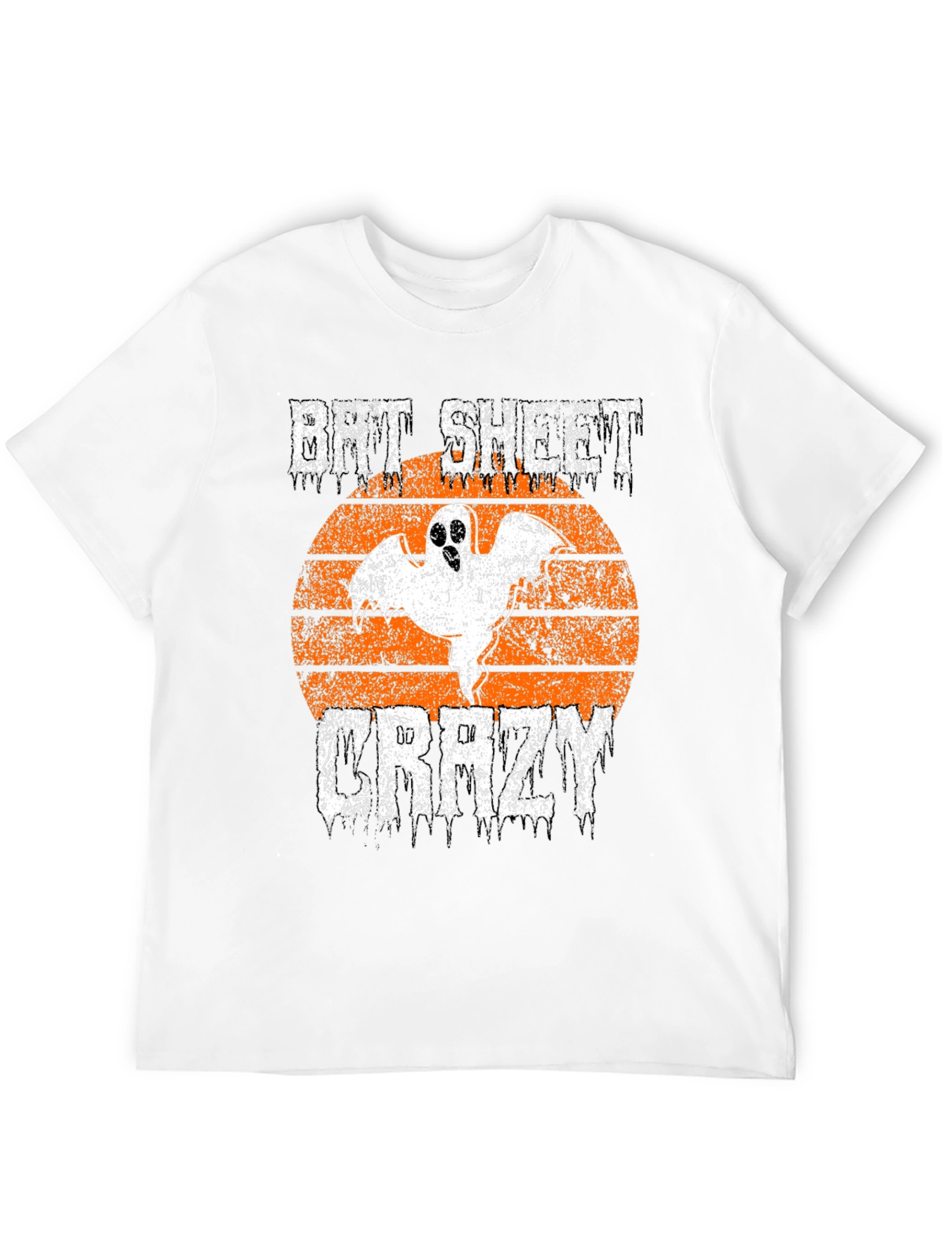 Bit Sheet Crazy Halloween Ghost Graphic Tee