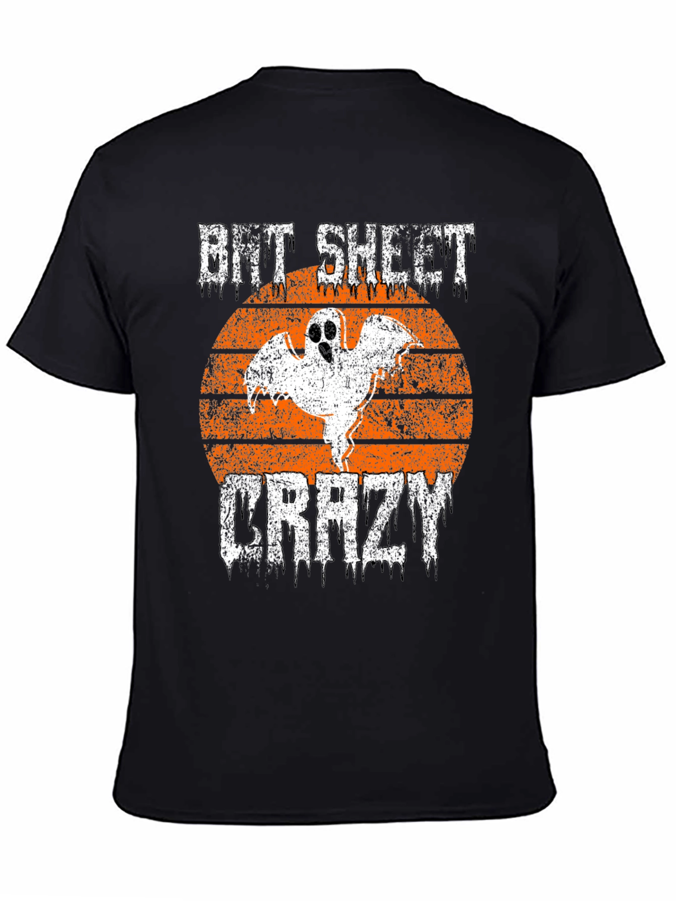 Bit Sheet Crazy Halloween Ghost Graphic Tee