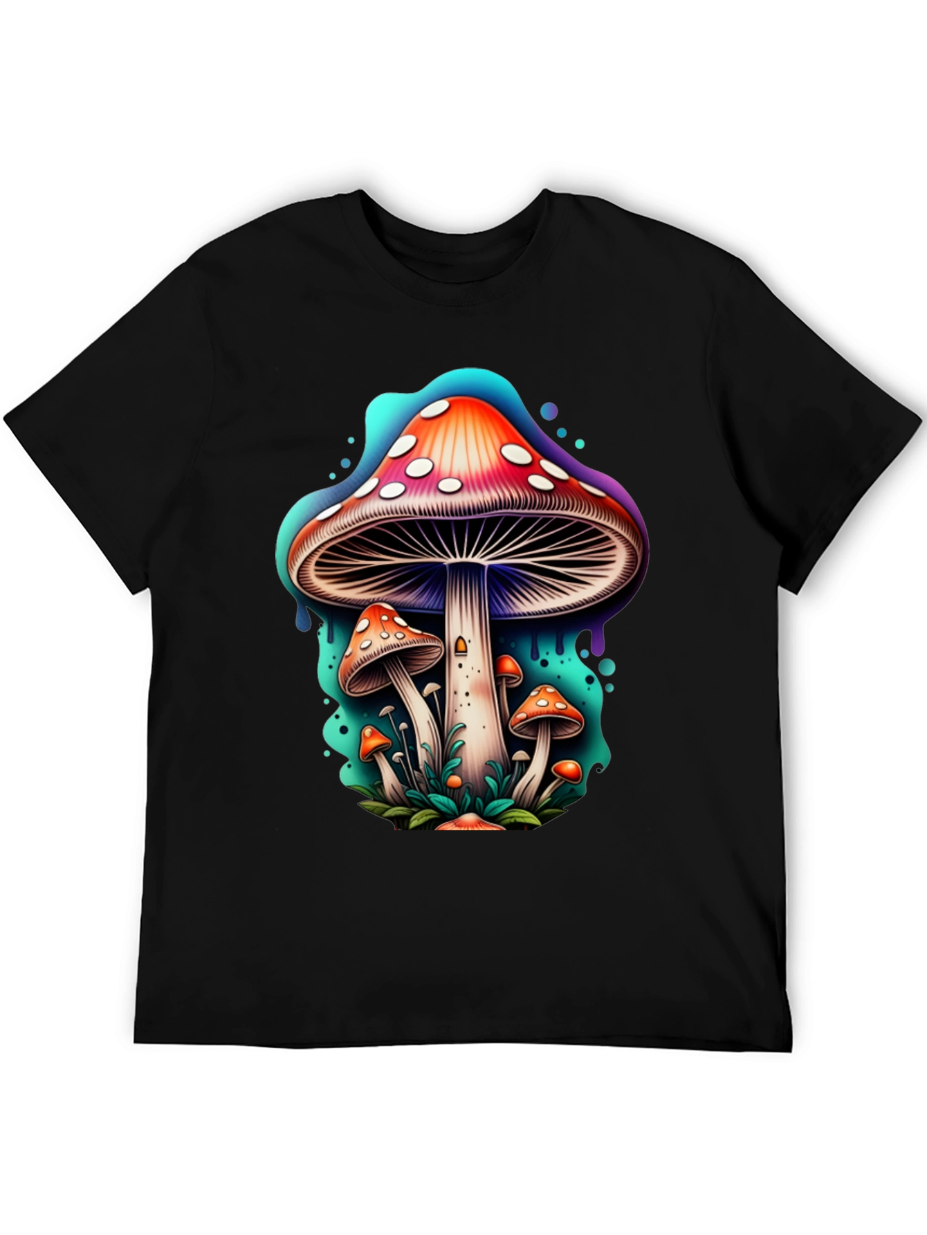 Psychedelic Mushroom Graphic T-Shirt