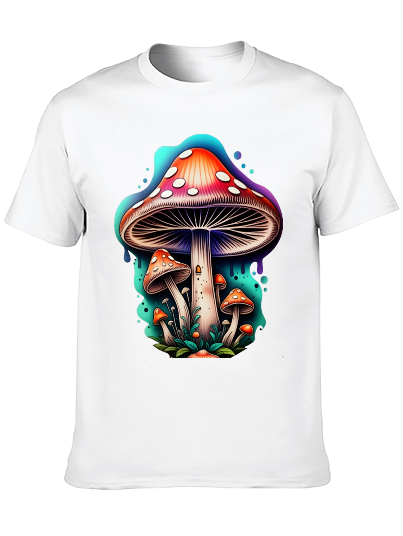Psychedelic Mushroom Graphic T-Shirt