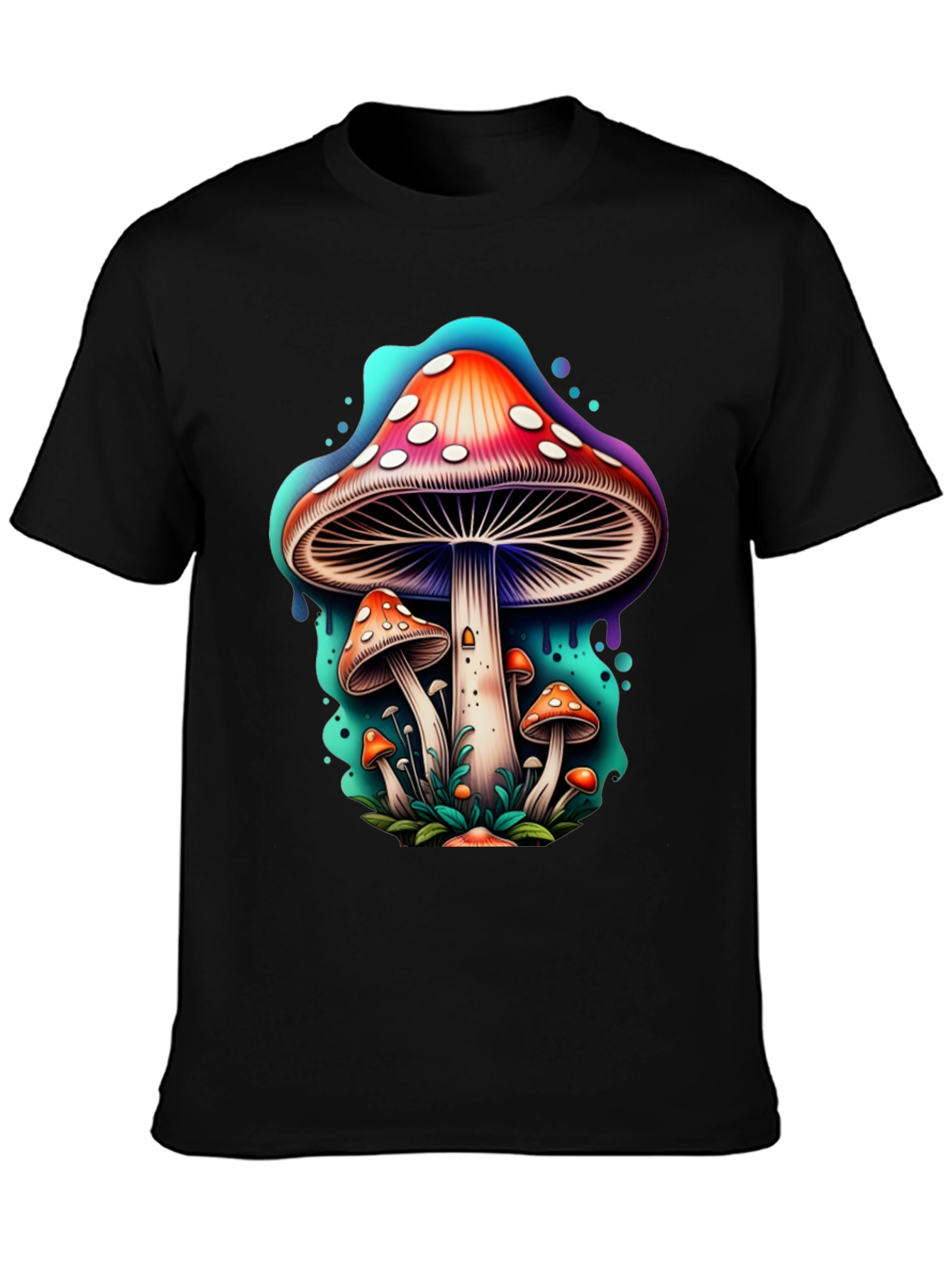 Psychedelic Mushroom Graphic T-Shirt