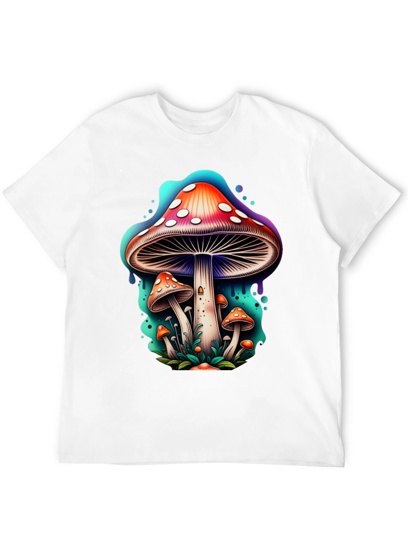 Psychedelic Mushroom Graphic T-Shirt