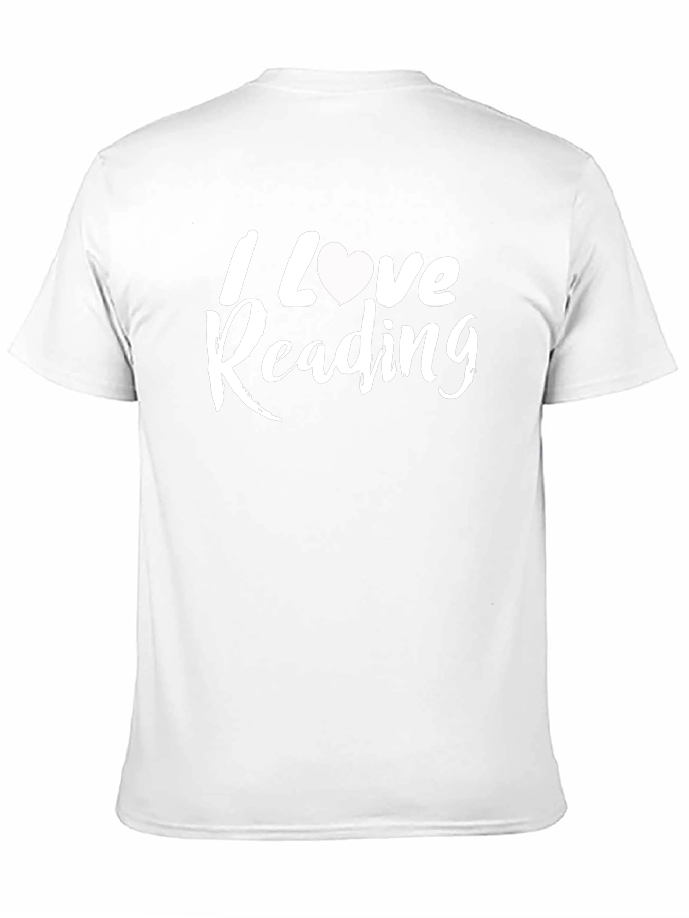 I Love Reading Graphic Tee - Black Cotton T-Shirt