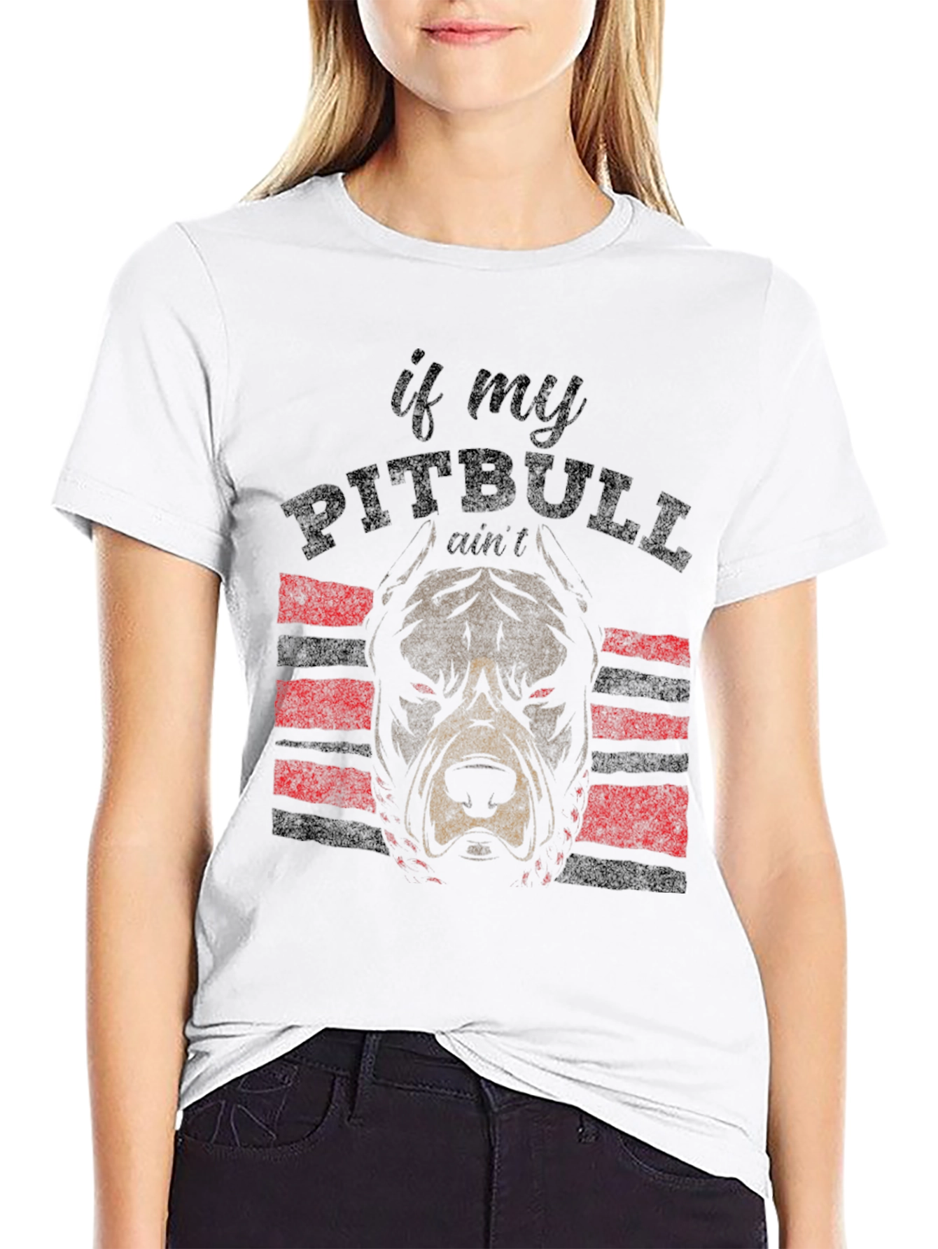 Pitbull Graphic T-Shirt - Black
