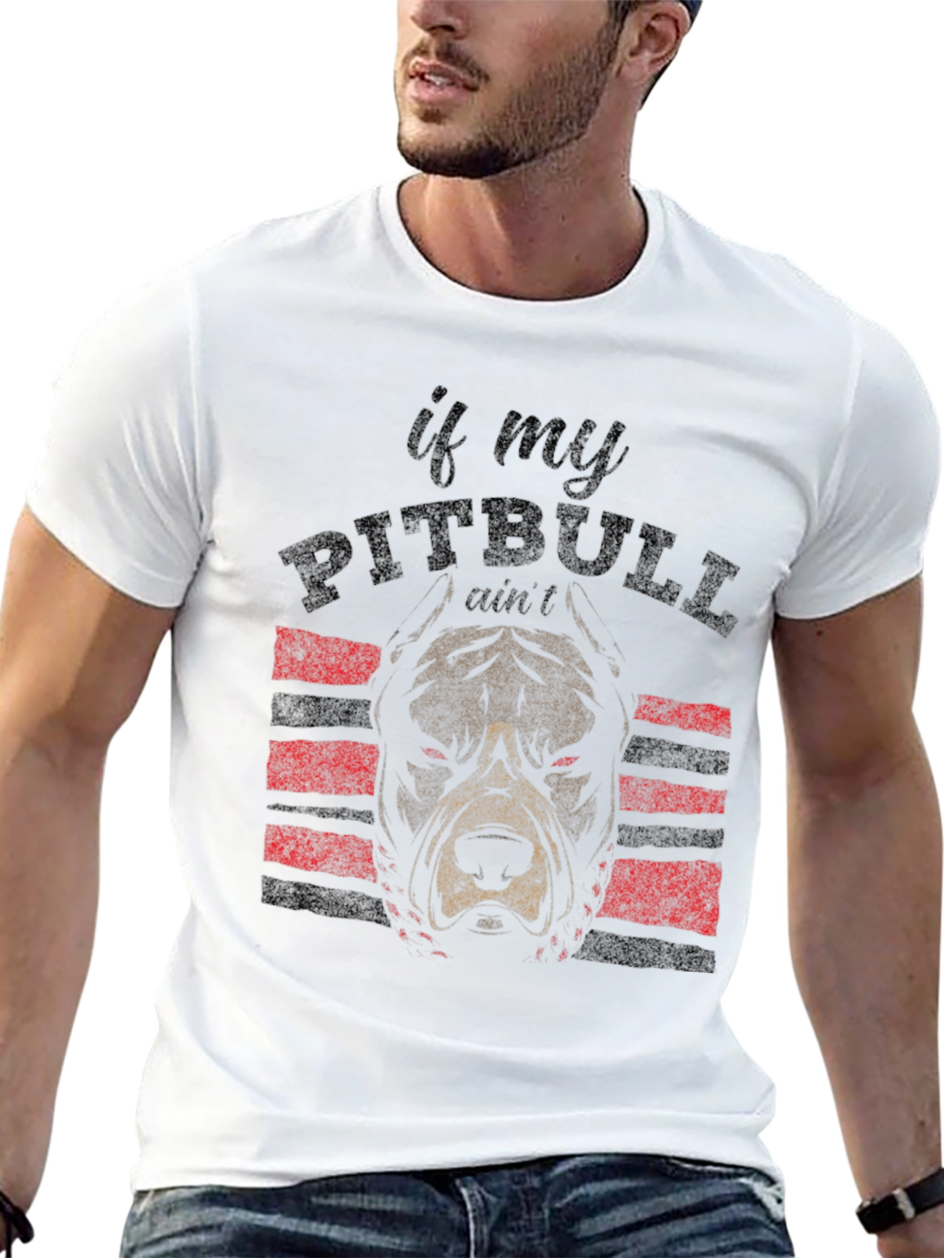 Pitbull Graphic T-Shirt - Black