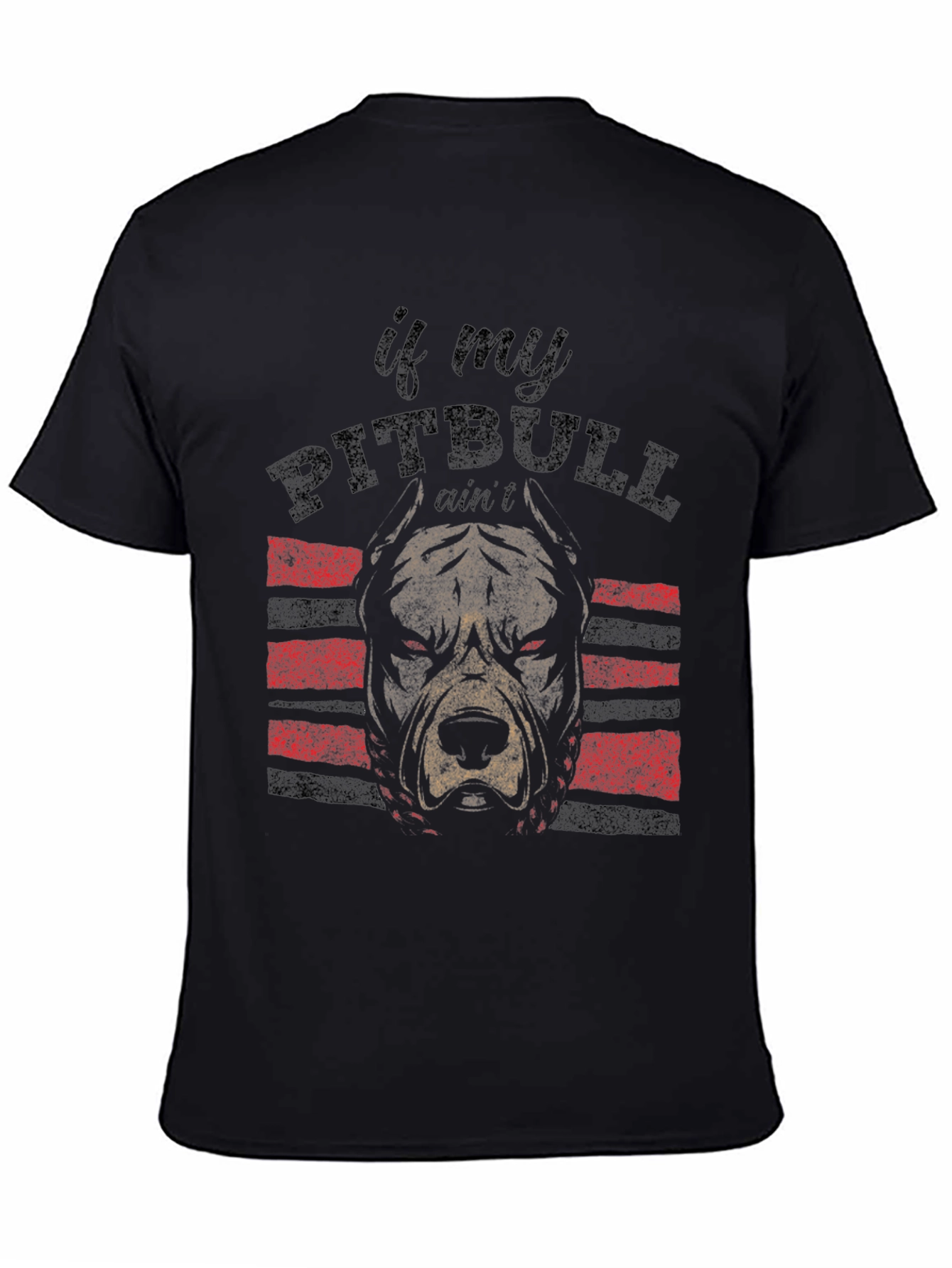 Pitbull Graphic T-Shirt - Black