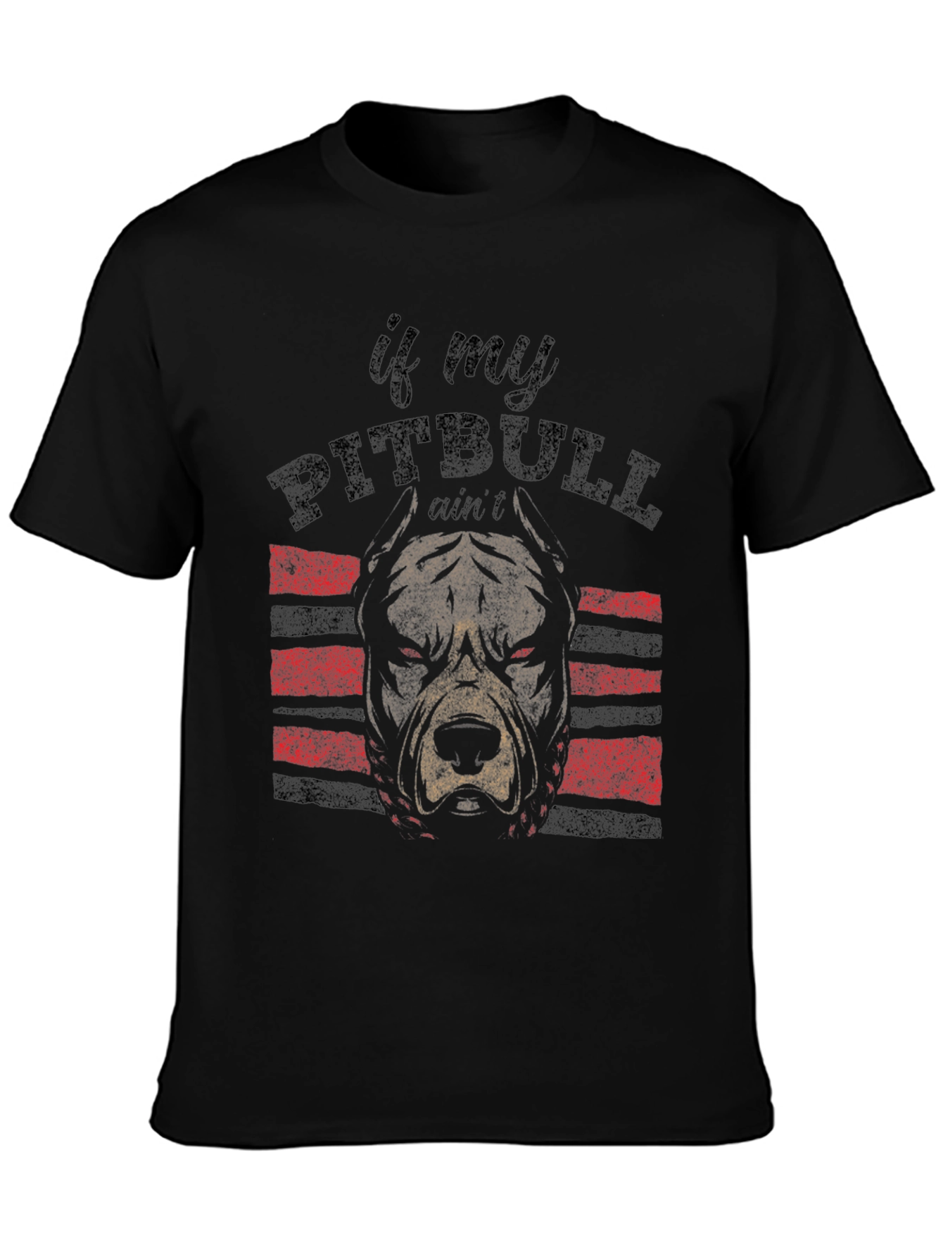 Pitbull Graphic T-Shirt - Black