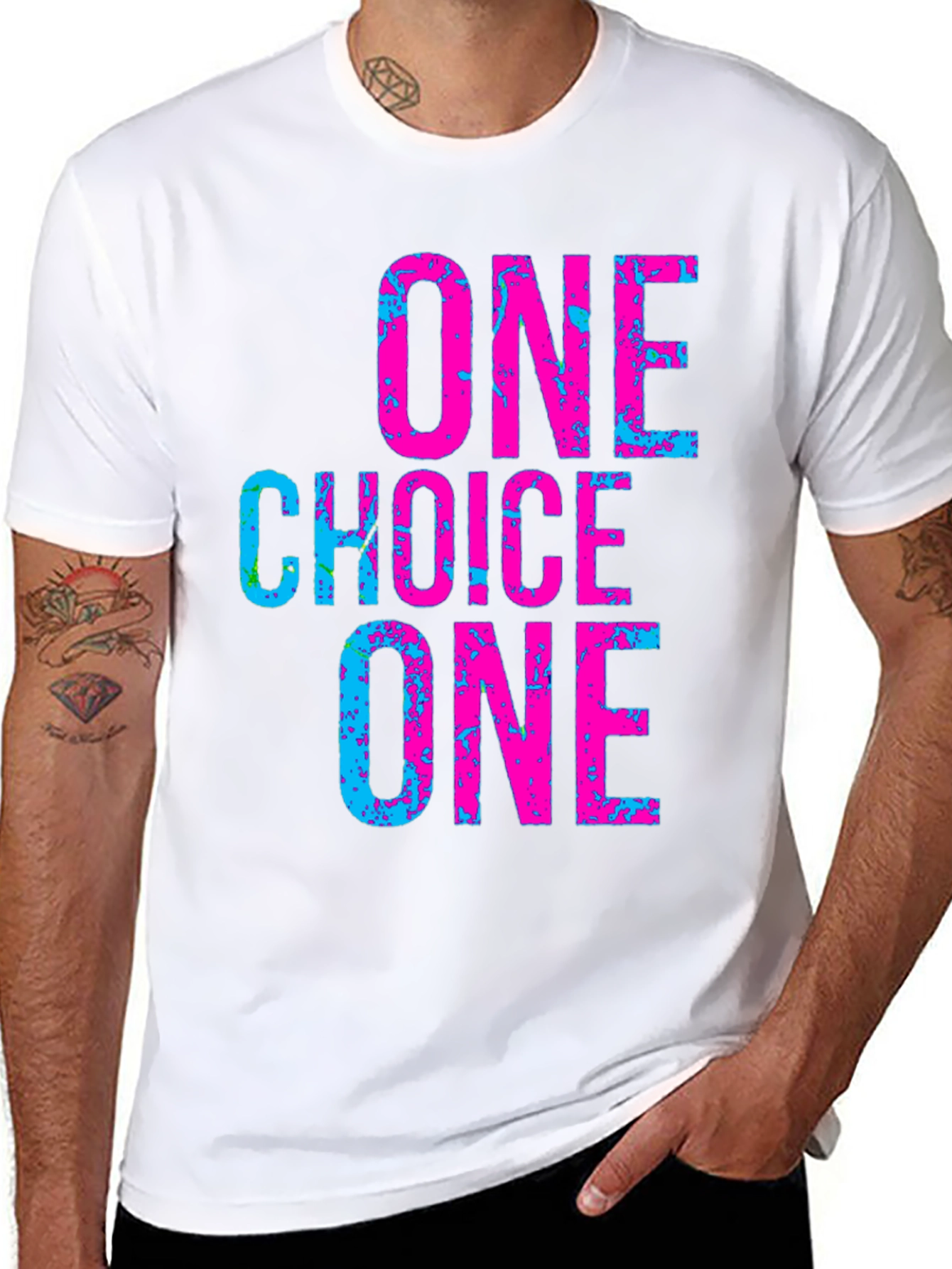 One Choice Graphic Tee - Stylish Black T-Shirt