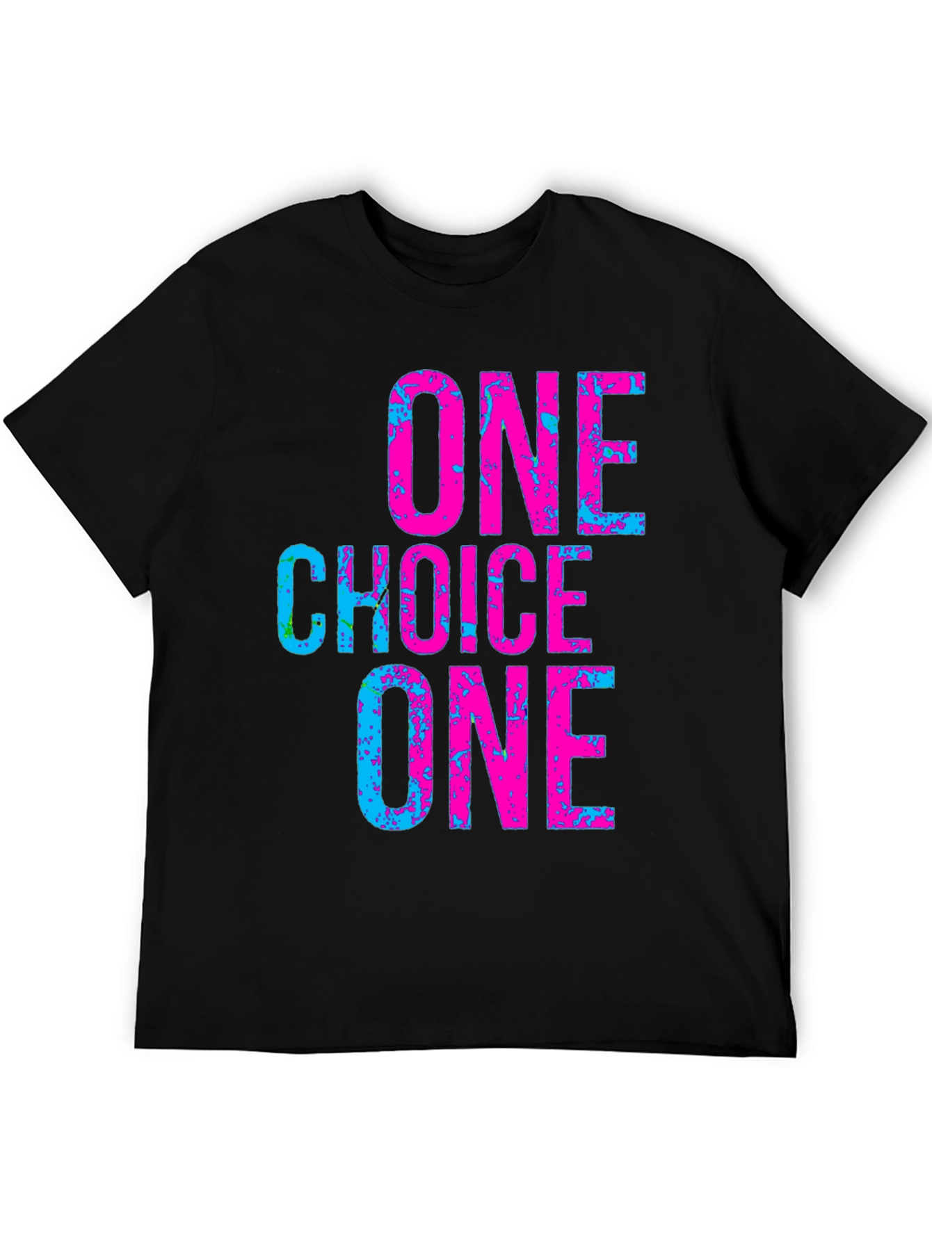One Choice Graphic Tee - Stylish Black T-Shirt